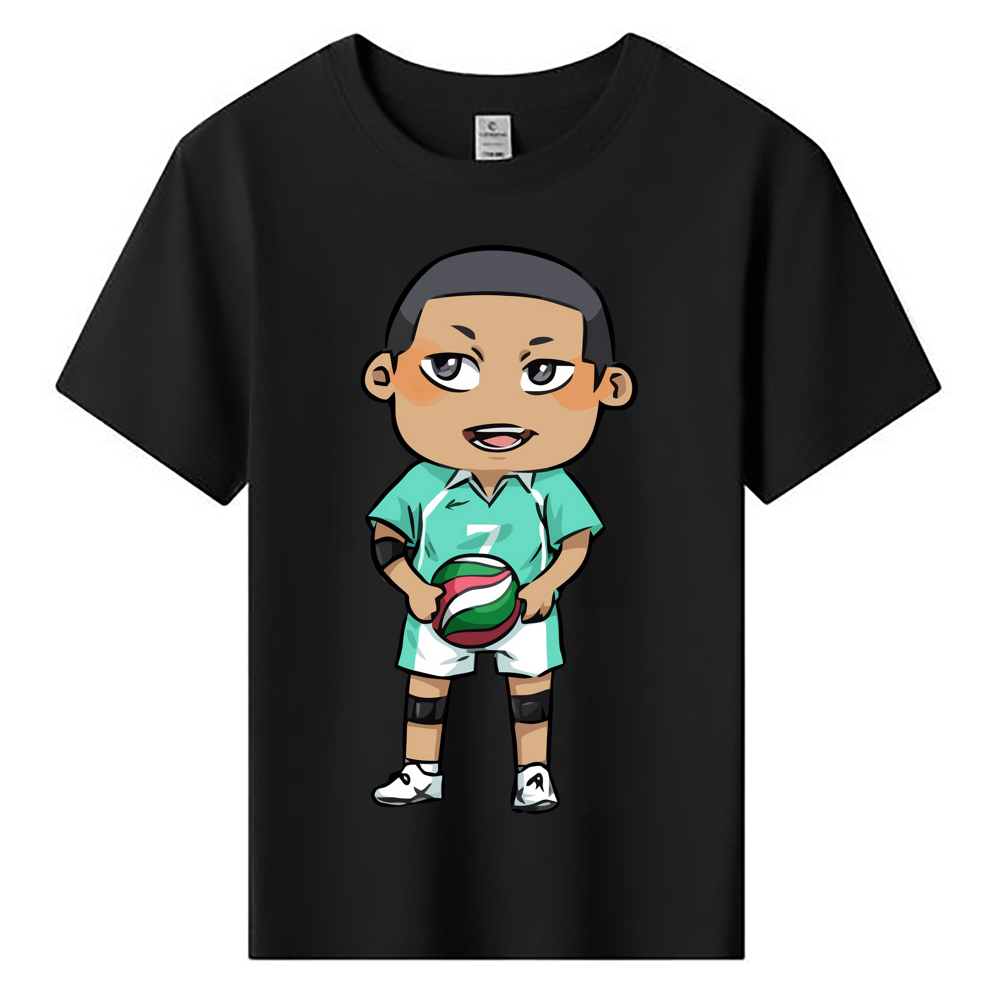 （画像用） ハイキュー!! Haikyu!! 綿100％キッズTシャツ（フロントプリント）