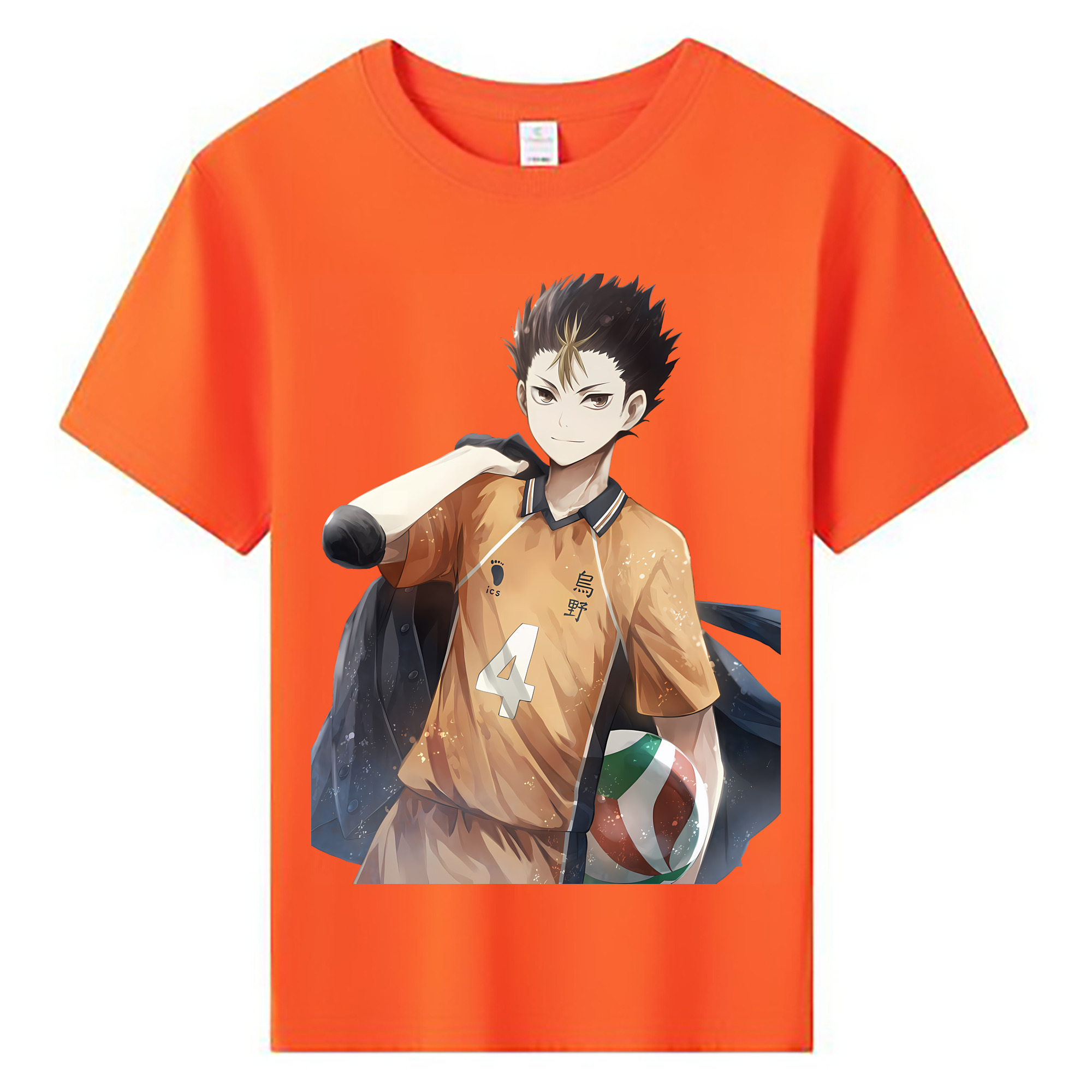 （画像用） ハイキュー!! Haikyu!! 綿100％キッズTシャツ（フロントプリント）