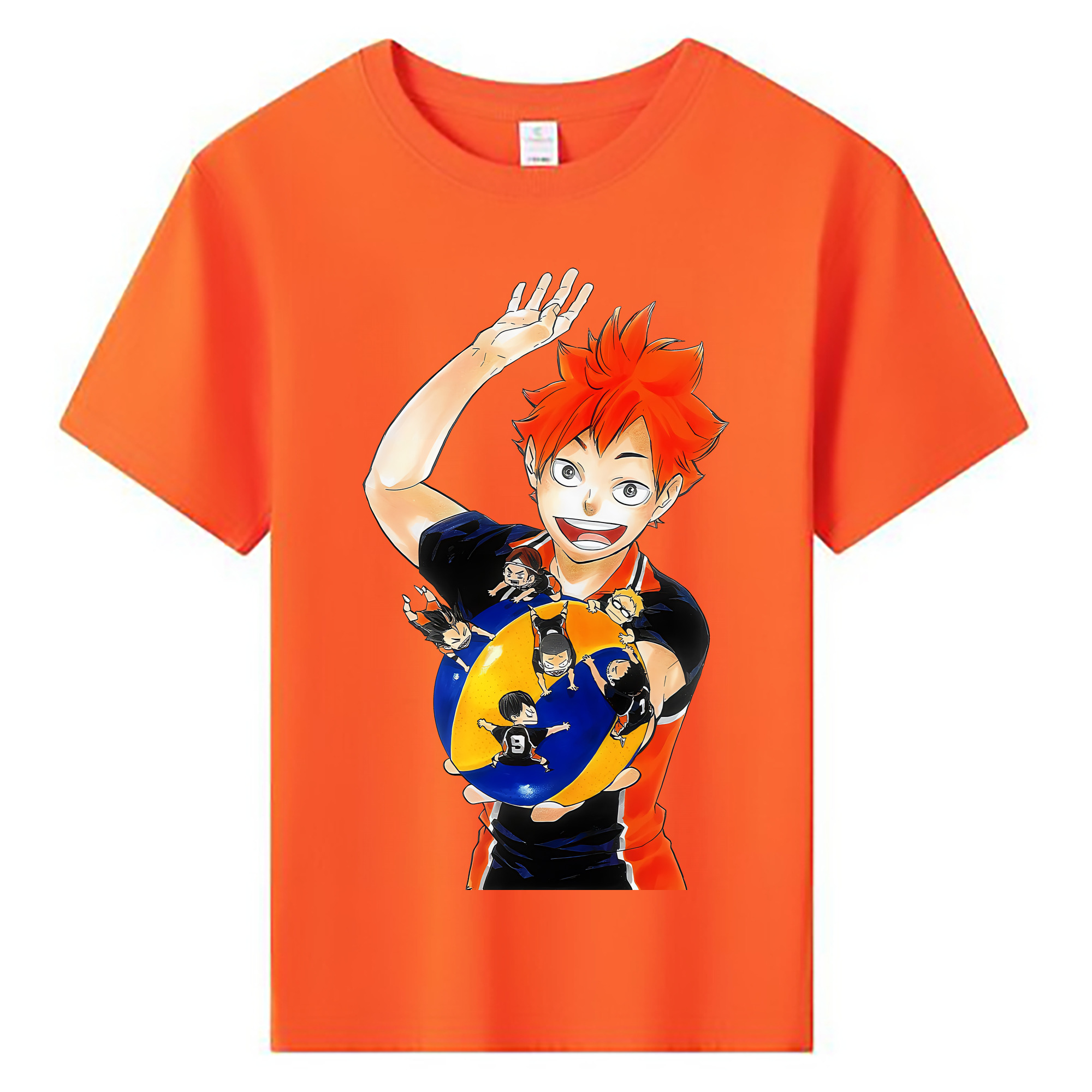 （画像用） ハイキュー!! Haikyu!! 綿100％キッズTシャツ（フロントプリント）
