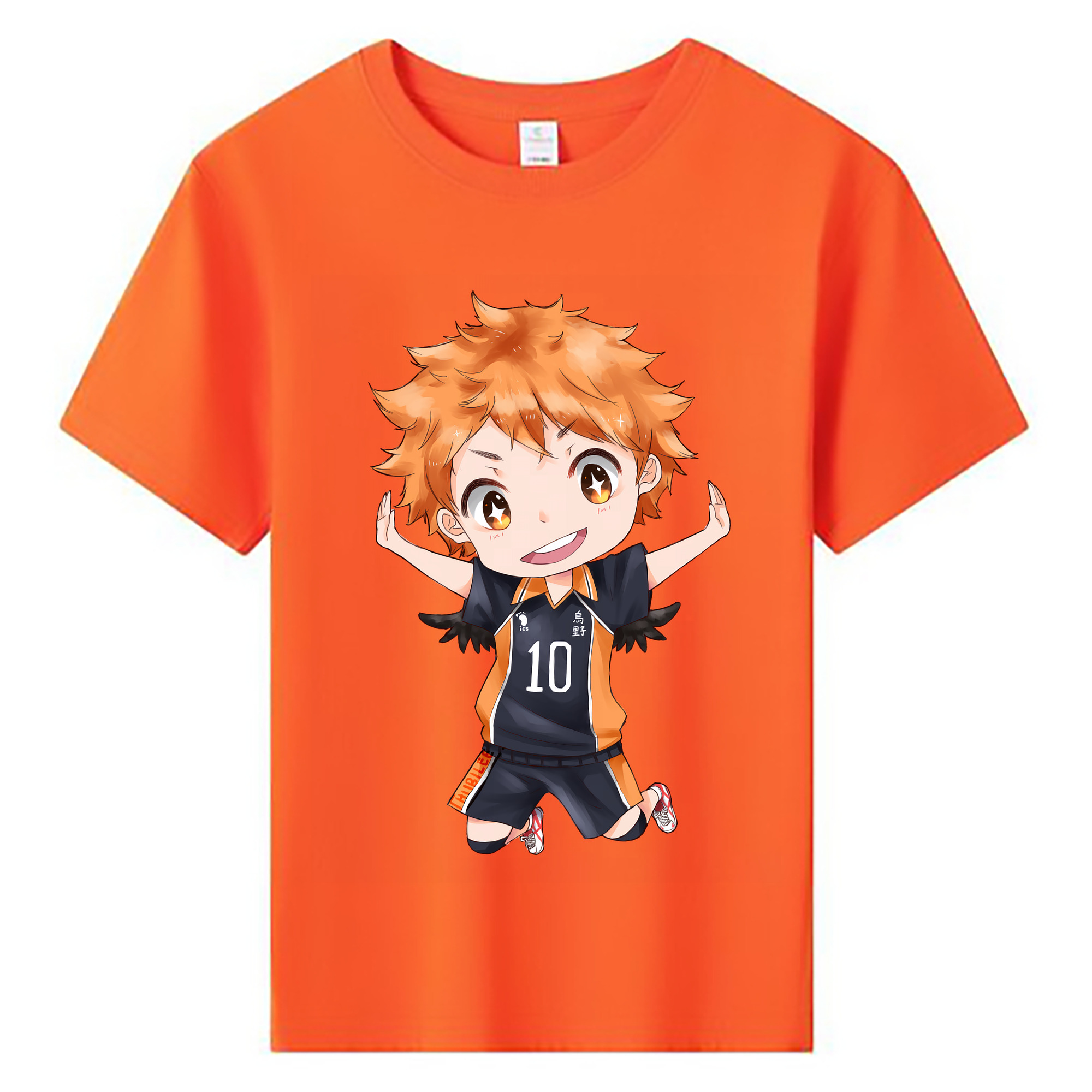 （画像用） ハイキュー!! Haikyu!! 綿100％キッズTシャツ（フロントプリント）