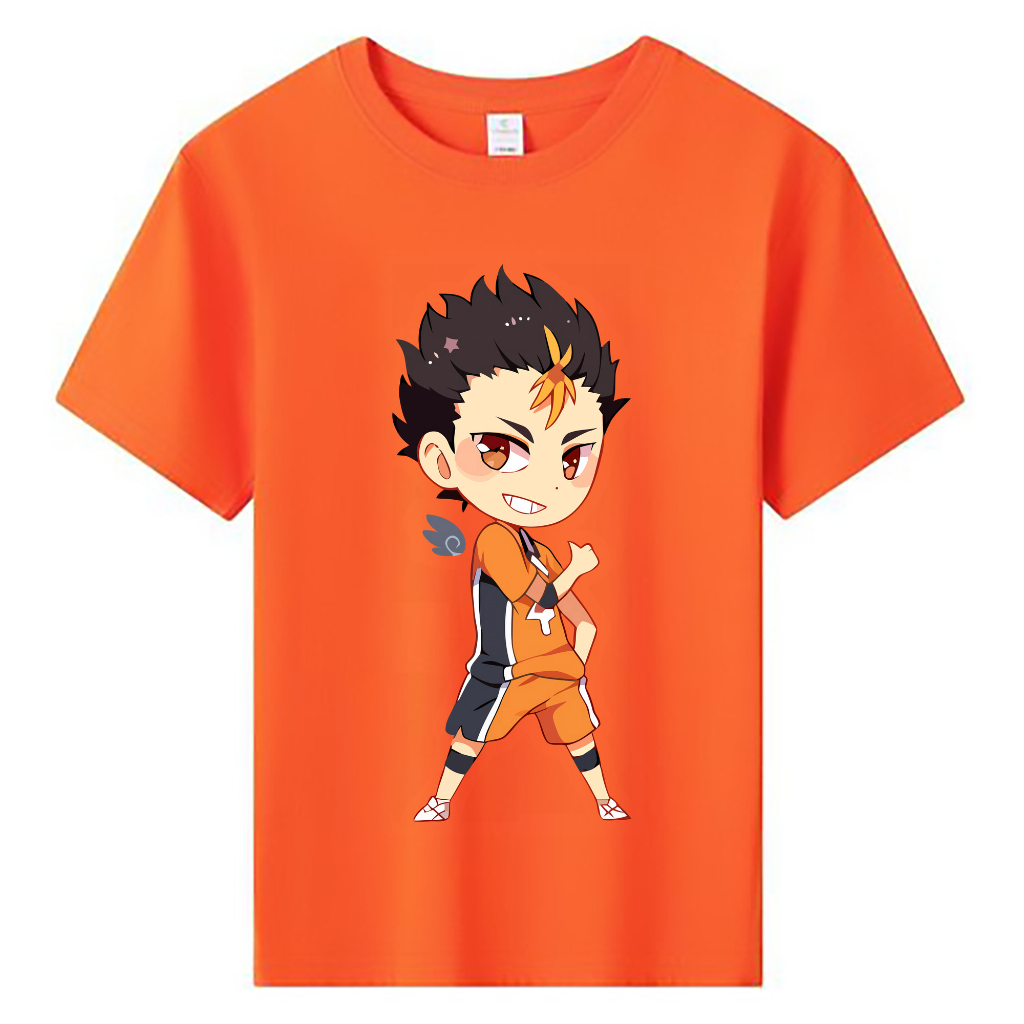 （画像用） ハイキュー!! Haikyu!! 綿100％キッズTシャツ（フロントプリント）