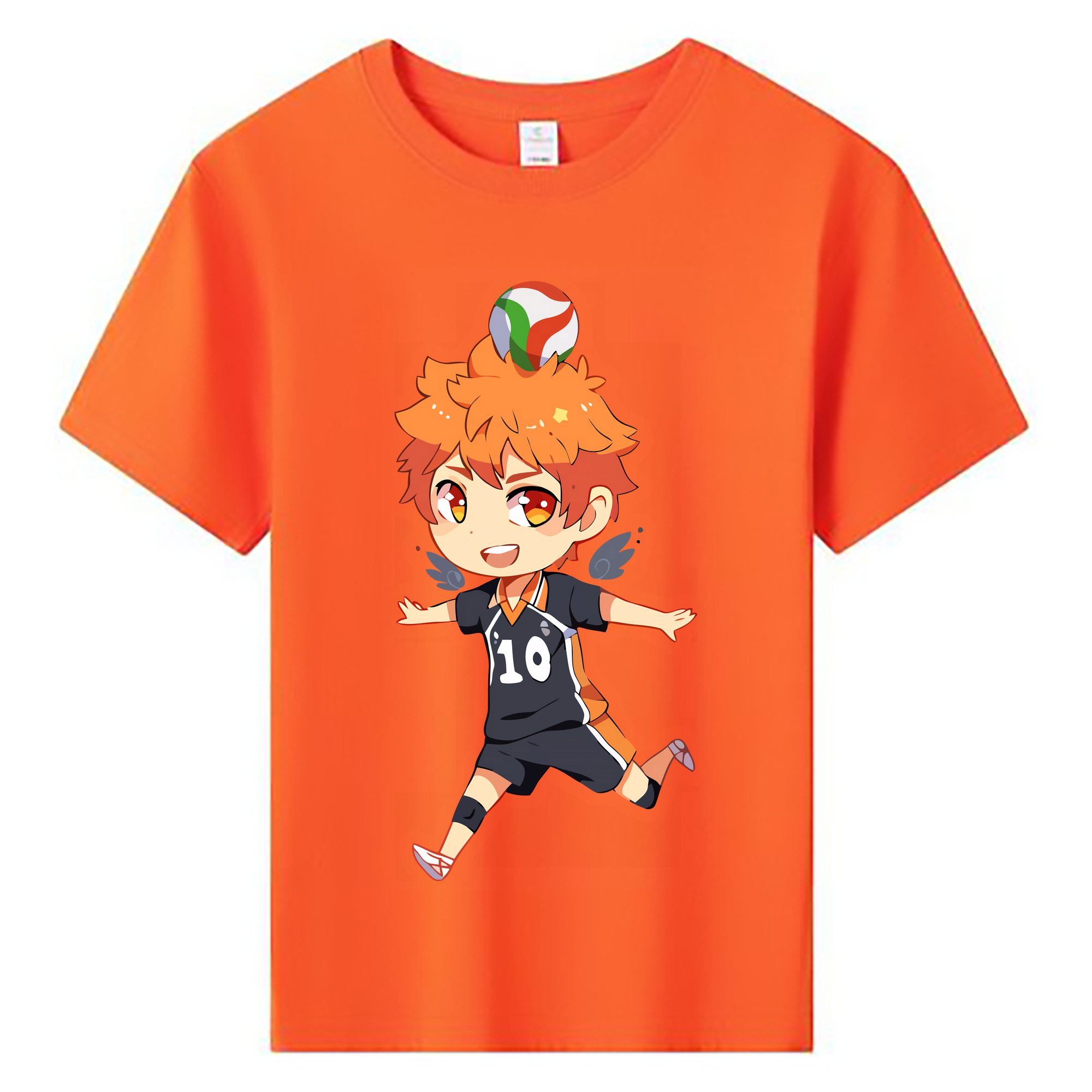（画像用） ハイキュー!! Haikyu!! 綿100％キッズTシャツ（フロントプリント）