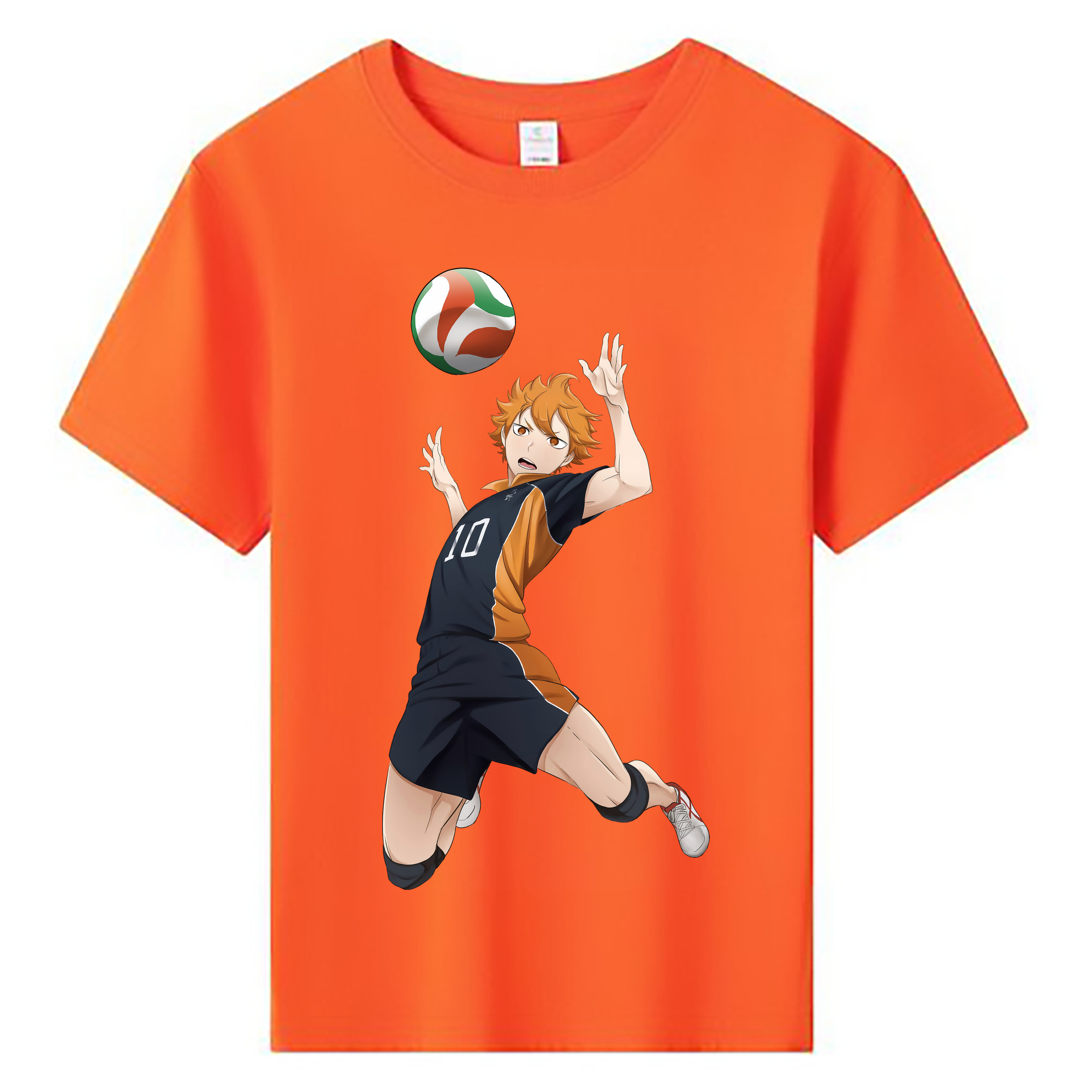 （画像用） ハイキュー!! Haikyu!! 綿100％キッズTシャツ（フロントプリント）