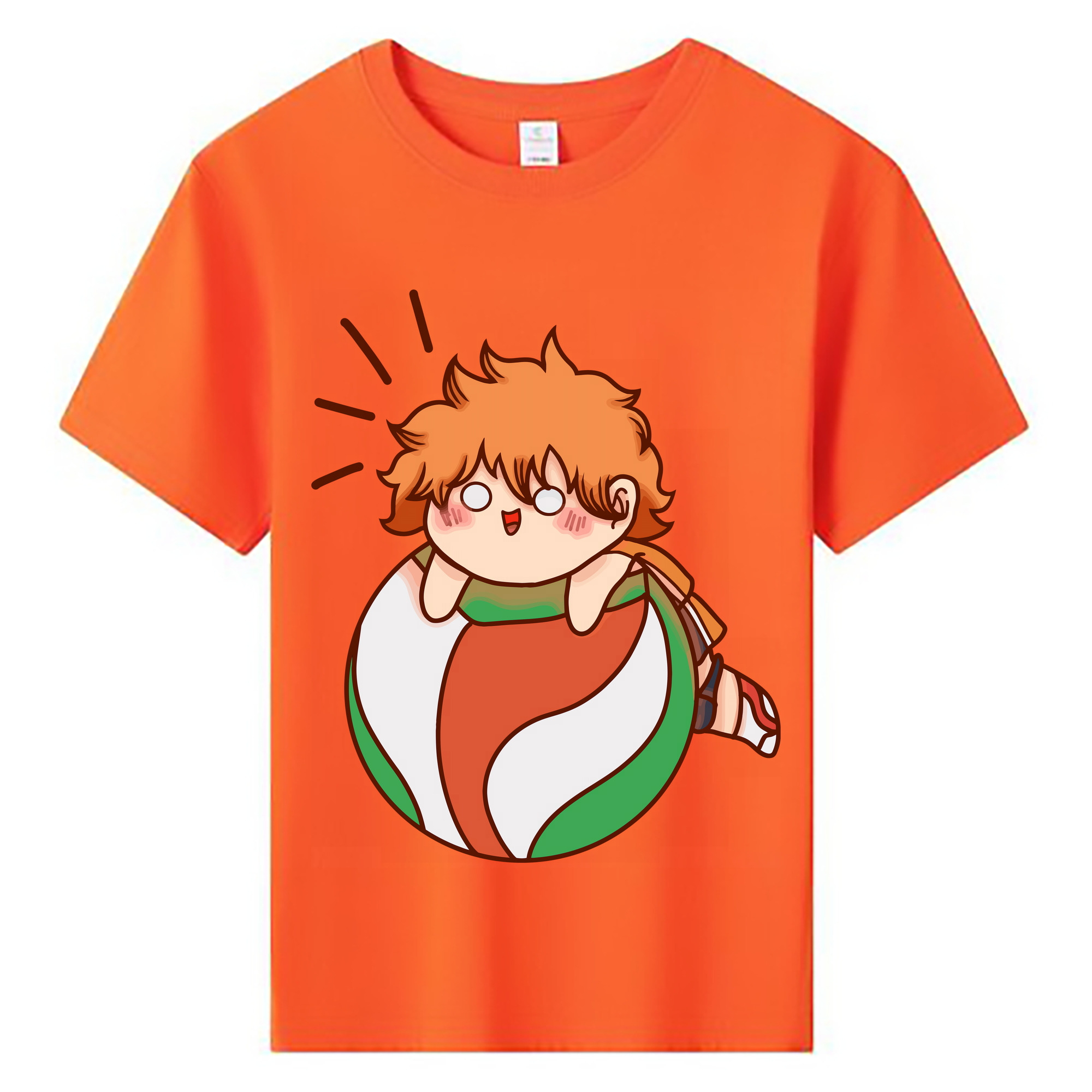 （画像用） ハイキュー!! Haikyu!! 綿100％キッズTシャツ（フロントプリント）