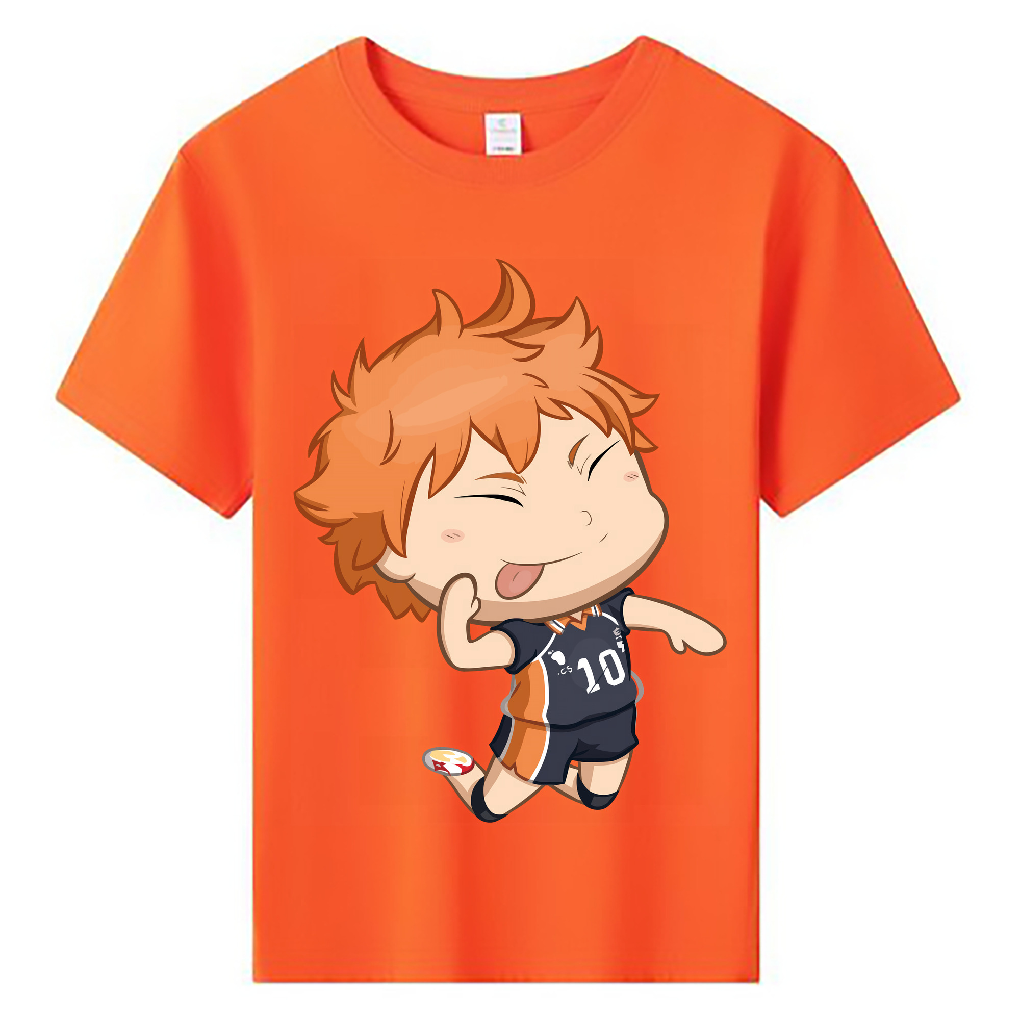 （画像用） ハイキュー!! Haikyu!! 綿100％キッズTシャツ（フロントプリント）