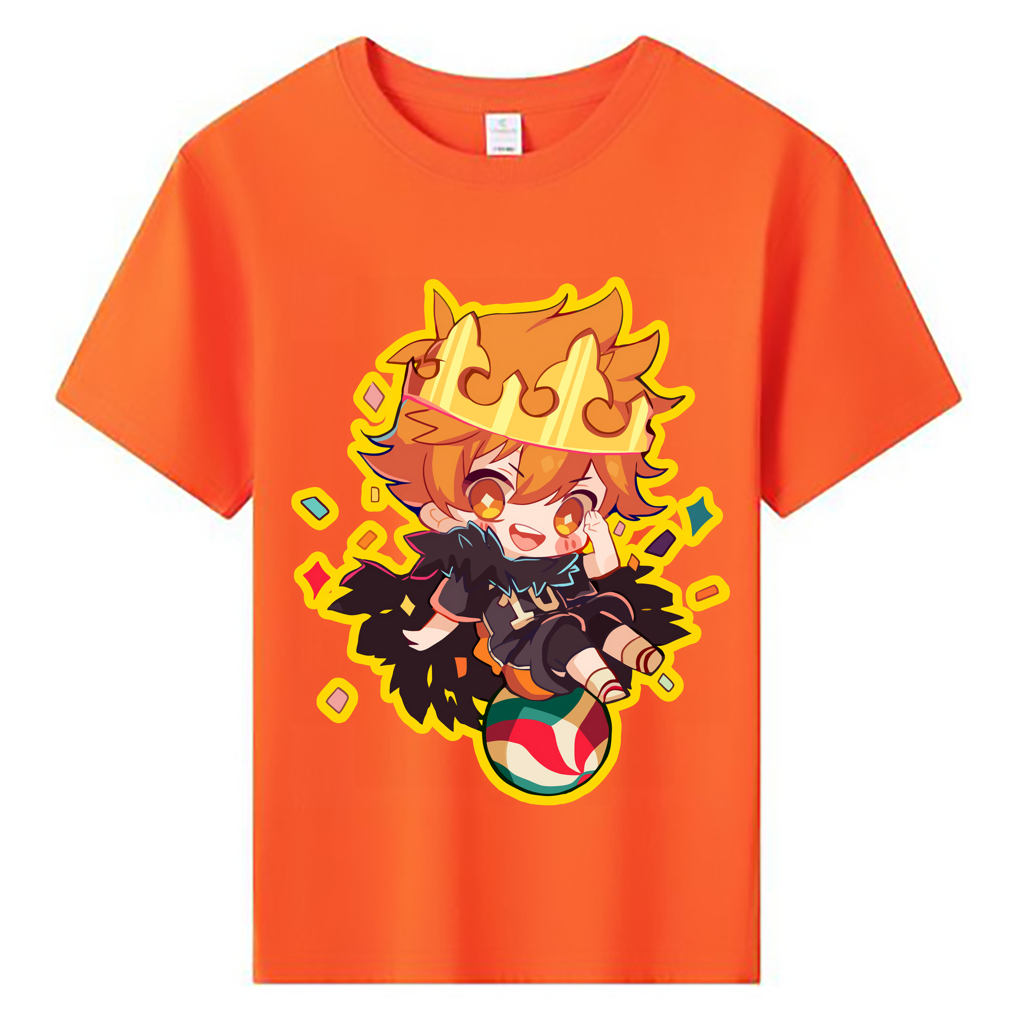 （画像用） ハイキュー!! Haikyu!! 綿100％キッズTシャツ（フロントプリント）