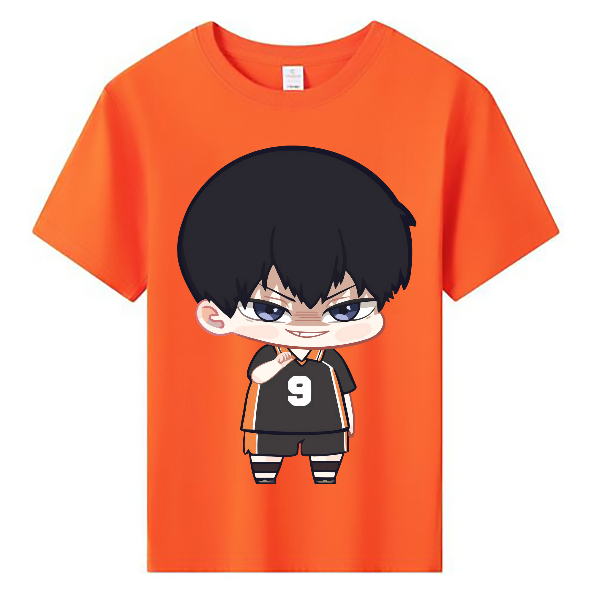 （画像用） ハイキュー!! Haikyu!! 綿100％キッズTシャツ（フロントプリント）
