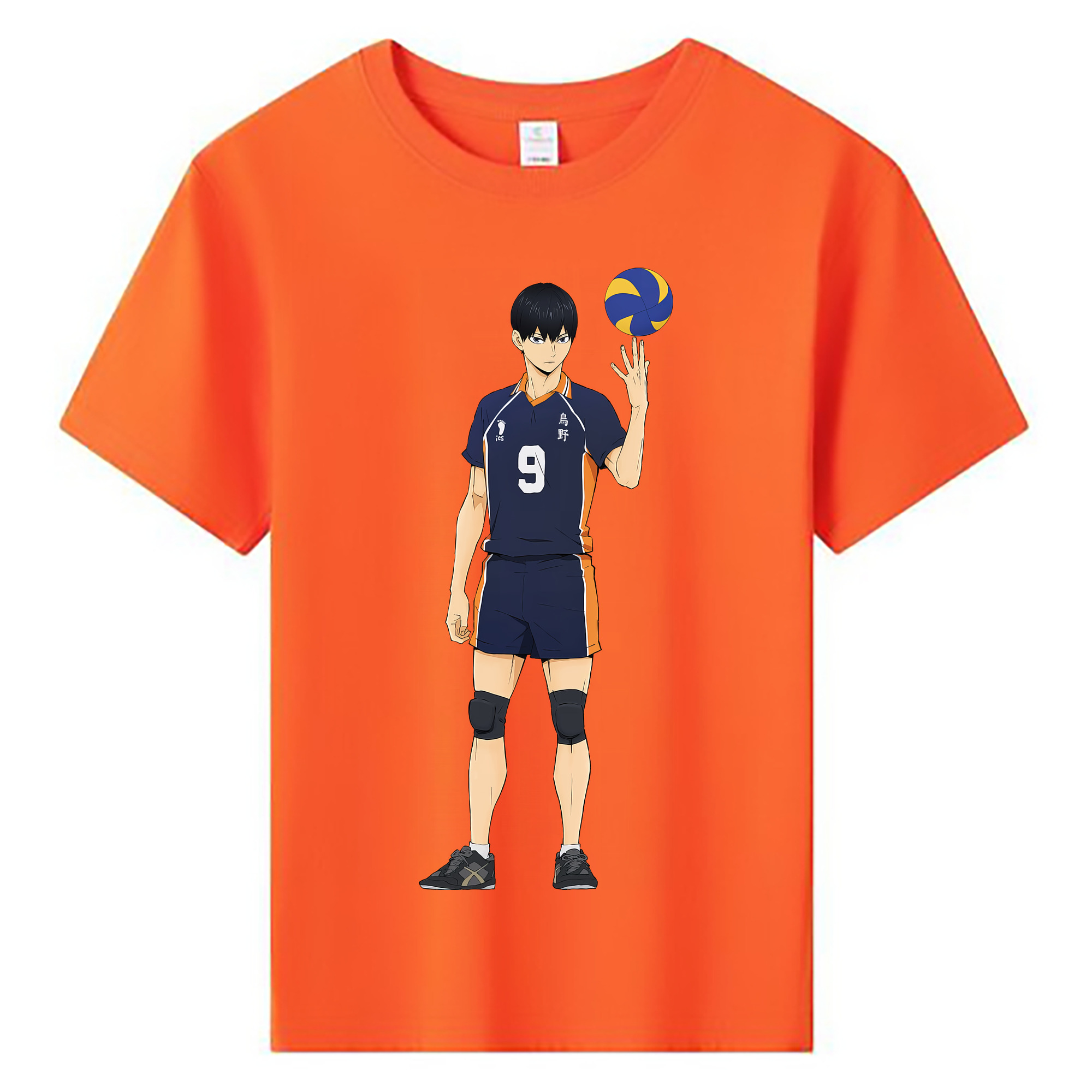 （画像用） ハイキュー!! Haikyu!! 綿100％キッズTシャツ（フロントプリント）