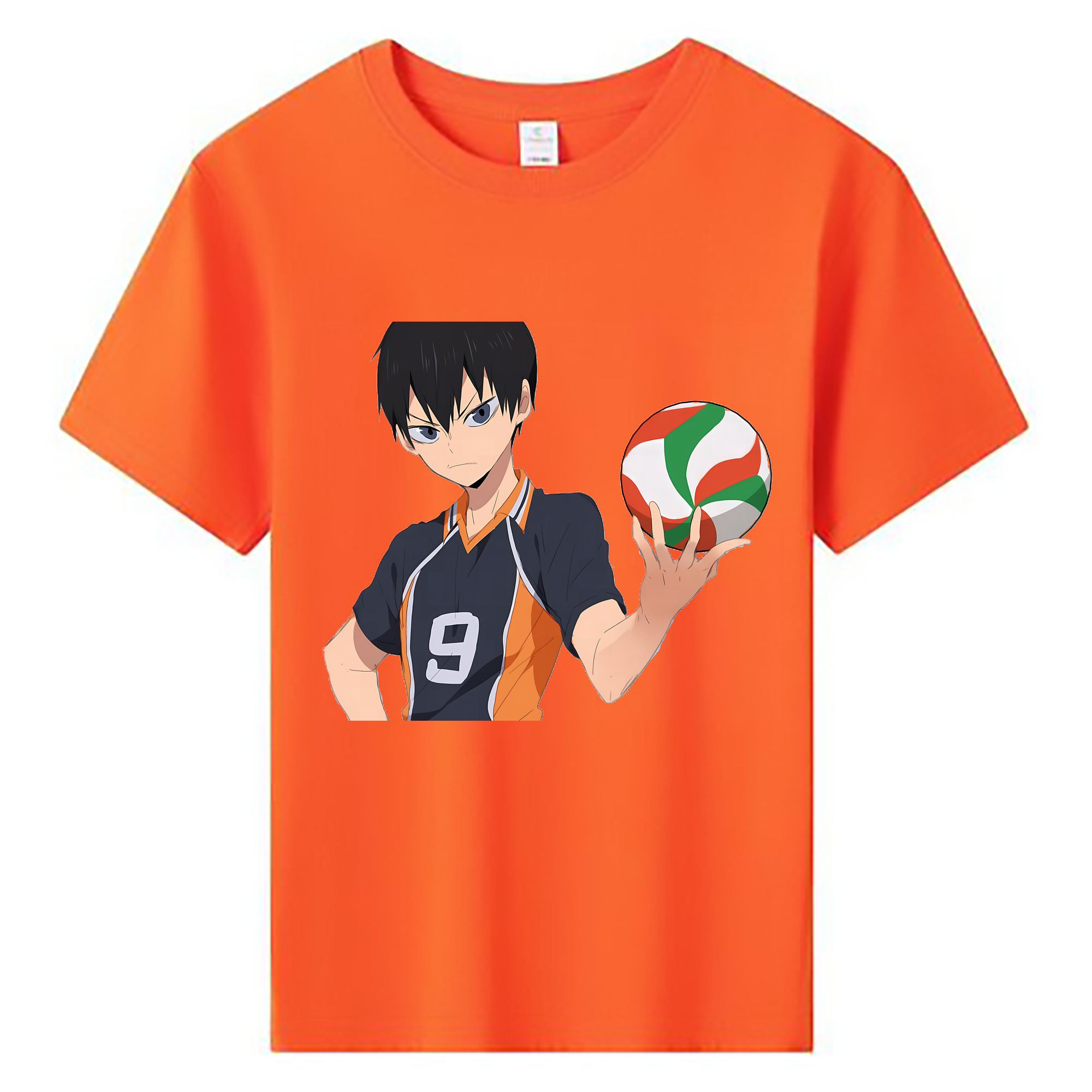 （画像用） ハイキュー!! Haikyu!! 綿100％キッズTシャツ（フロントプリント）
