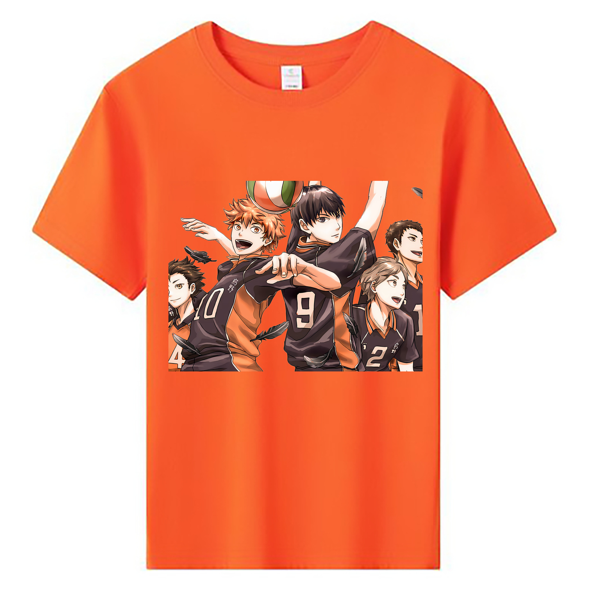 （画像用） ハイキュー!! Haikyu!! 綿100％キッズTシャツ（フロントプリント）