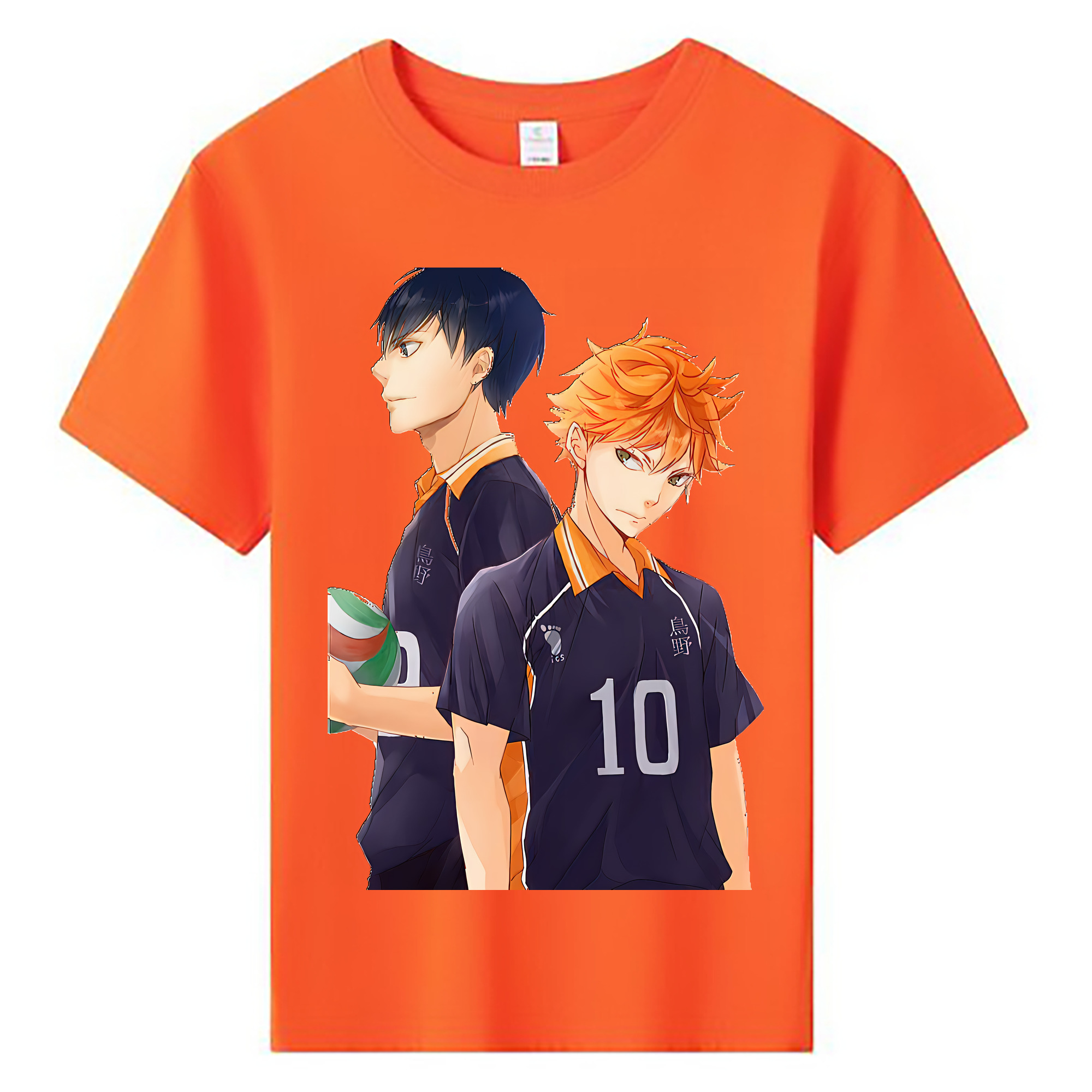 （画像用） ハイキュー!! Haikyu!! 綿100％キッズTシャツ（フロントプリント）