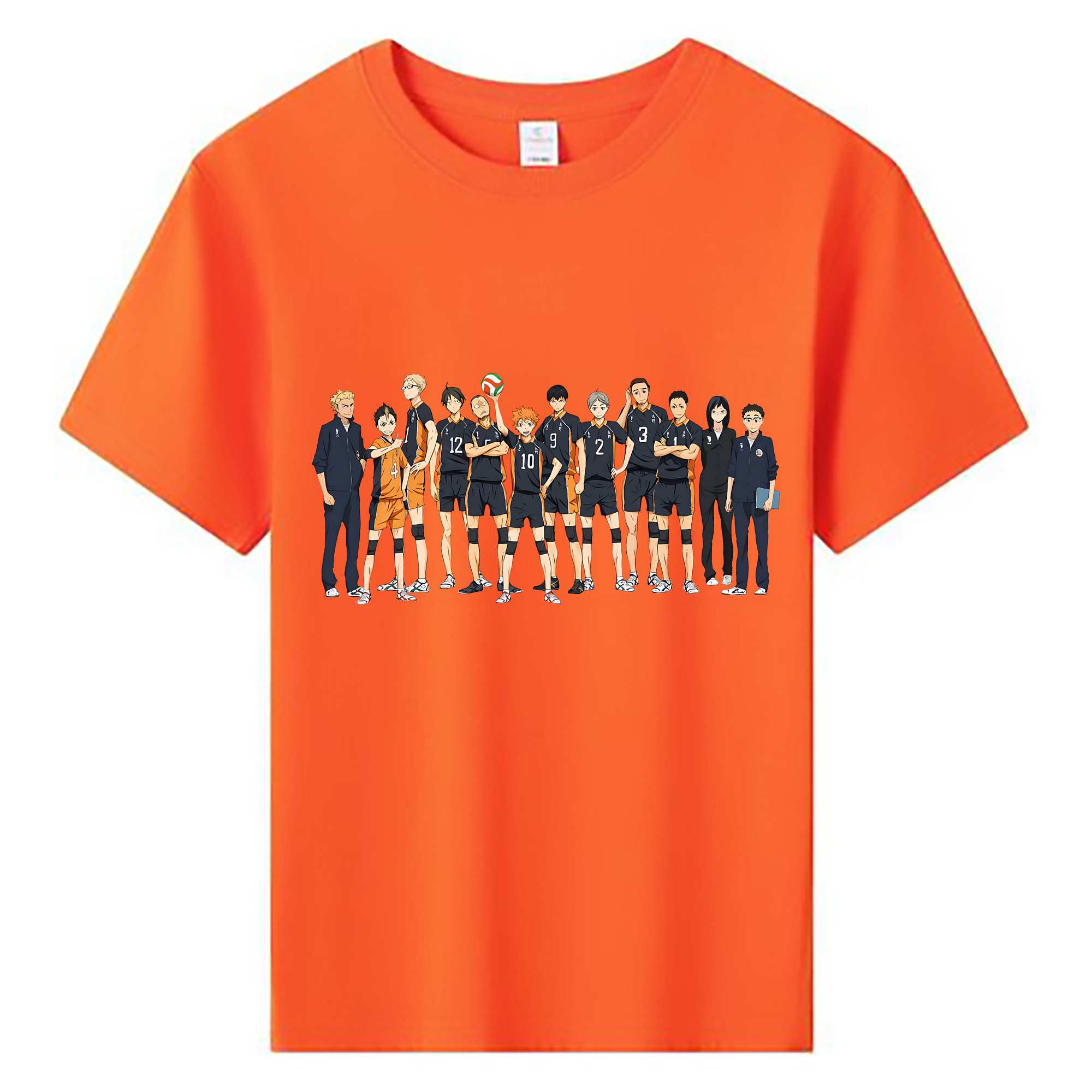 （画像用） ハイキュー!! Haikyu!! 綿100％キッズTシャツ（フロントプリント）