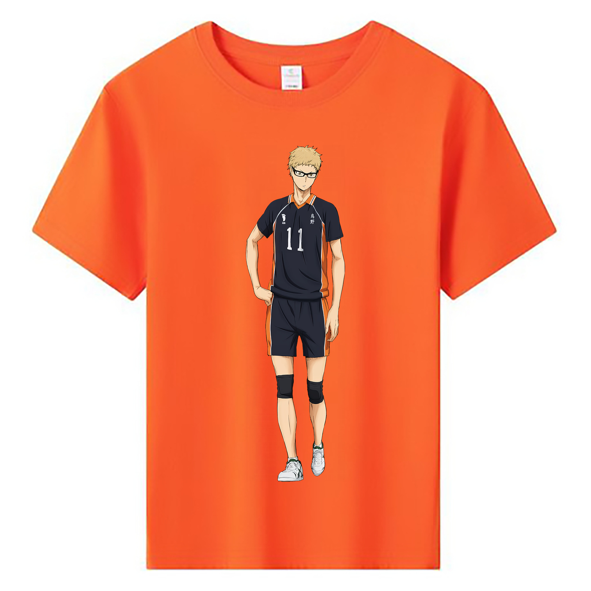 （画像用） ハイキュー!! Haikyu!! 綿100％キッズTシャツ（フロントプリント）