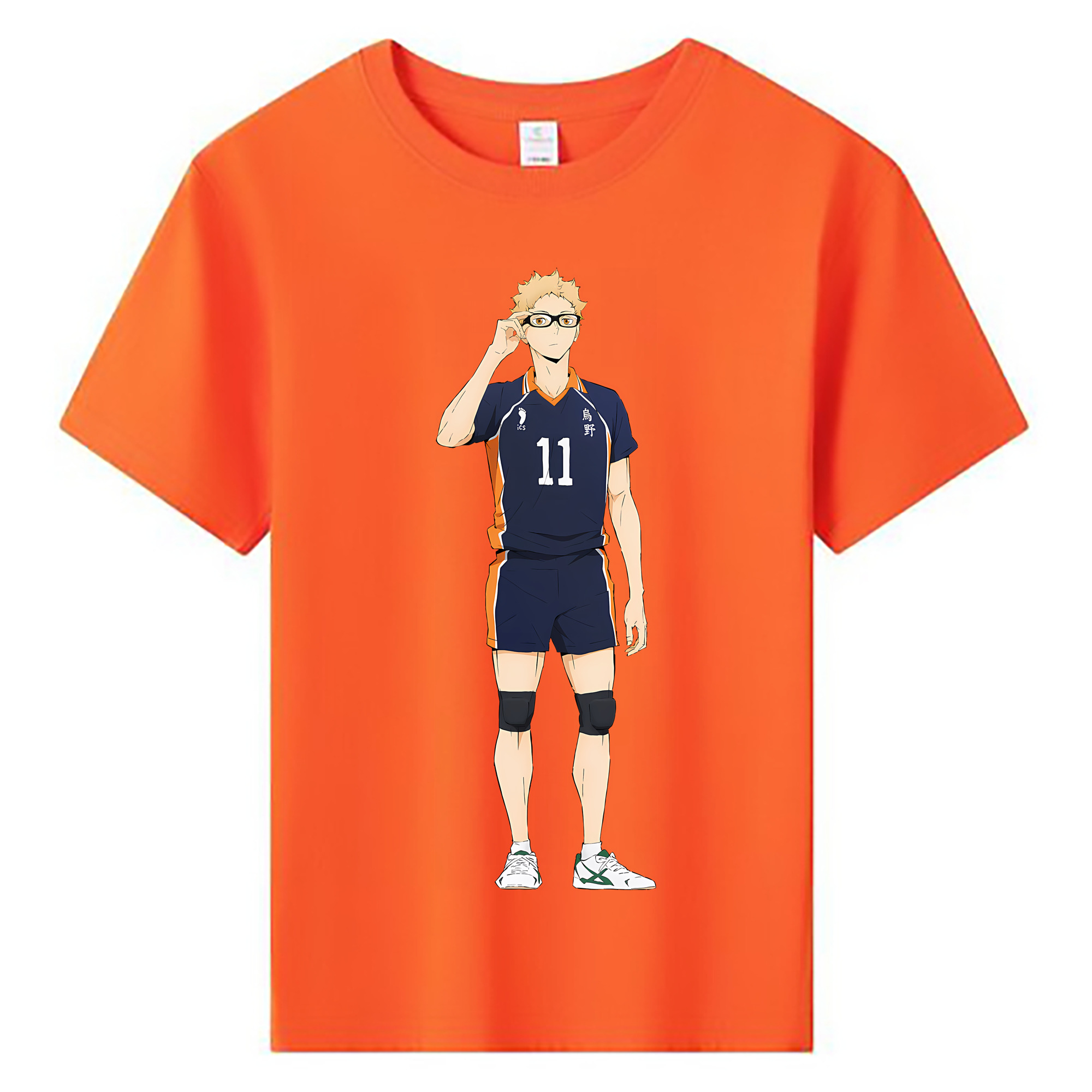 （画像用） ハイキュー!! Haikyu!! 綿100％キッズTシャツ（フロントプリント）