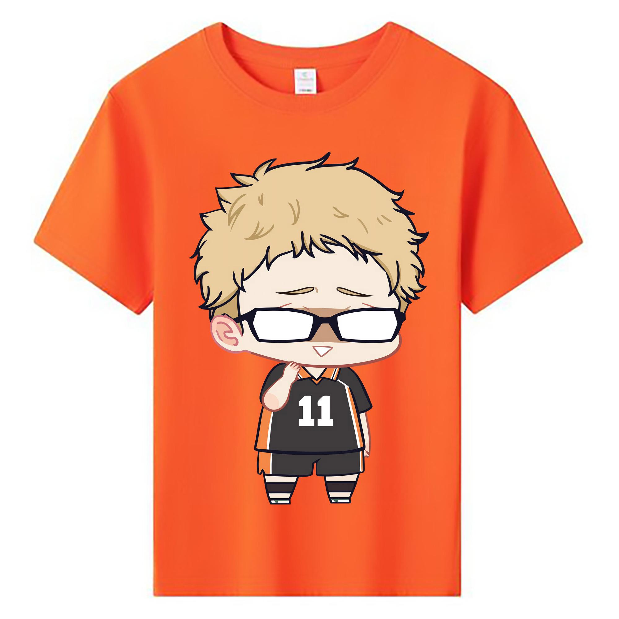 （画像用） ハイキュー!! Haikyu!! 綿100％キッズTシャツ（フロントプリント）