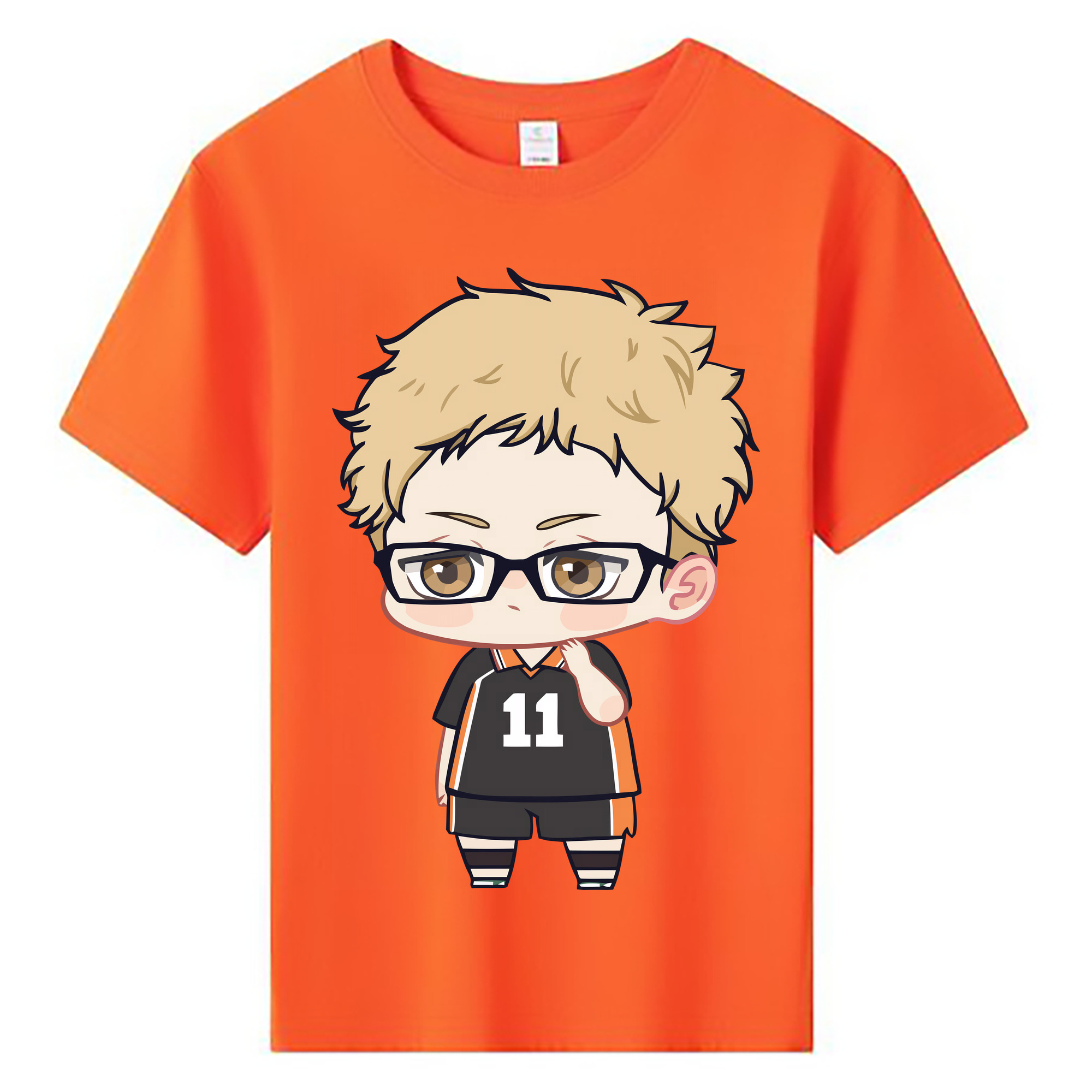 （画像用） ハイキュー!! Haikyu!! 綿100％キッズTシャツ（フロントプリント）