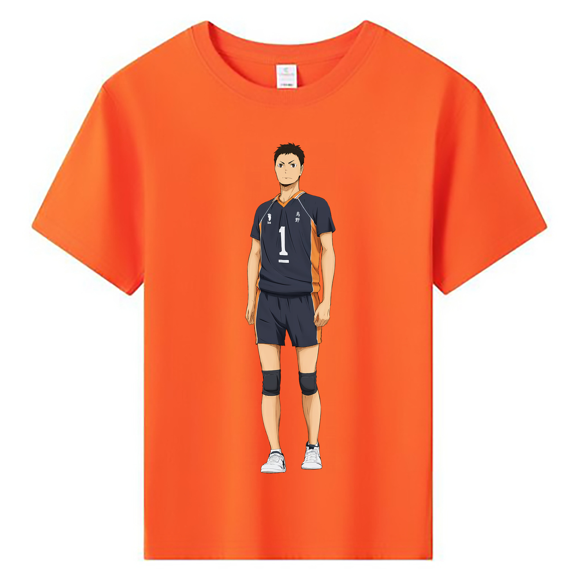 （画像用） ハイキュー!! Haikyu!! 綿100％キッズTシャツ（フロントプリント）