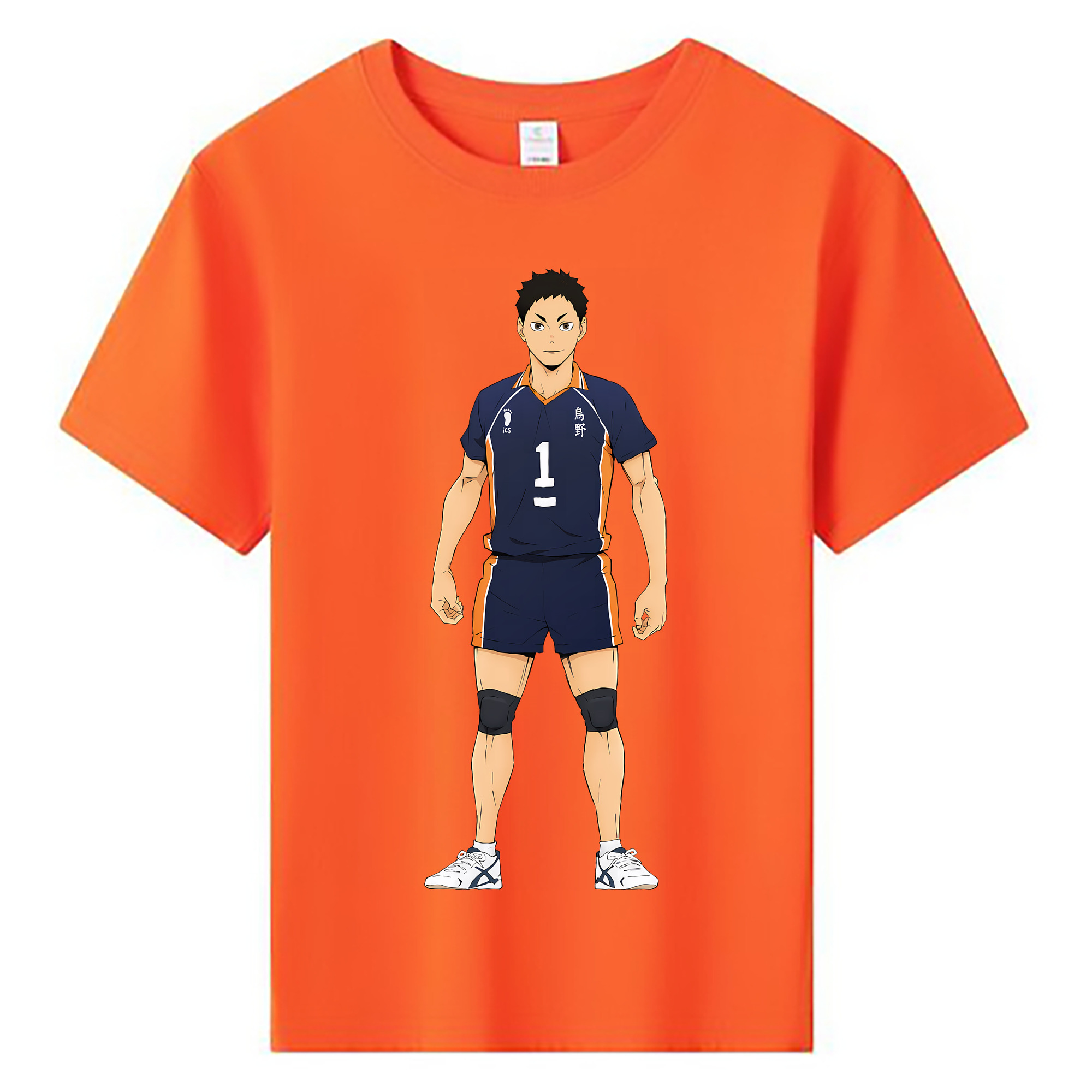 （画像用） ハイキュー!! Haikyu!! 綿100％キッズTシャツ（フロントプリント）