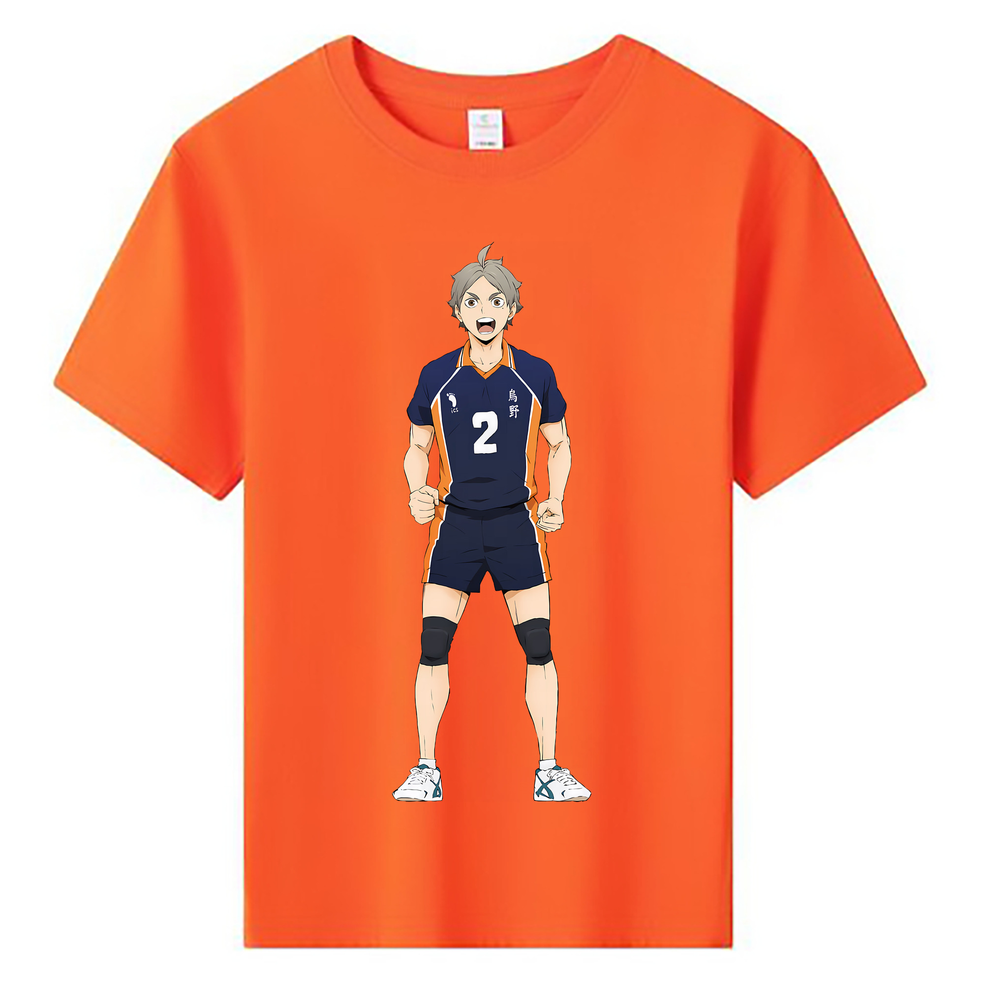 （画像用） ハイキュー!! Haikyu!! 綿100％キッズTシャツ（フロントプリント）