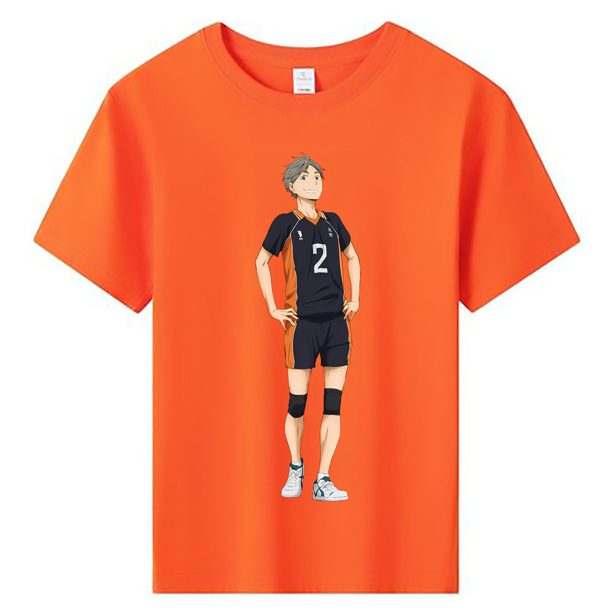 （画像用） ハイキュー!! Haikyu!! 綿100％キッズTシャツ（フロントプリント）