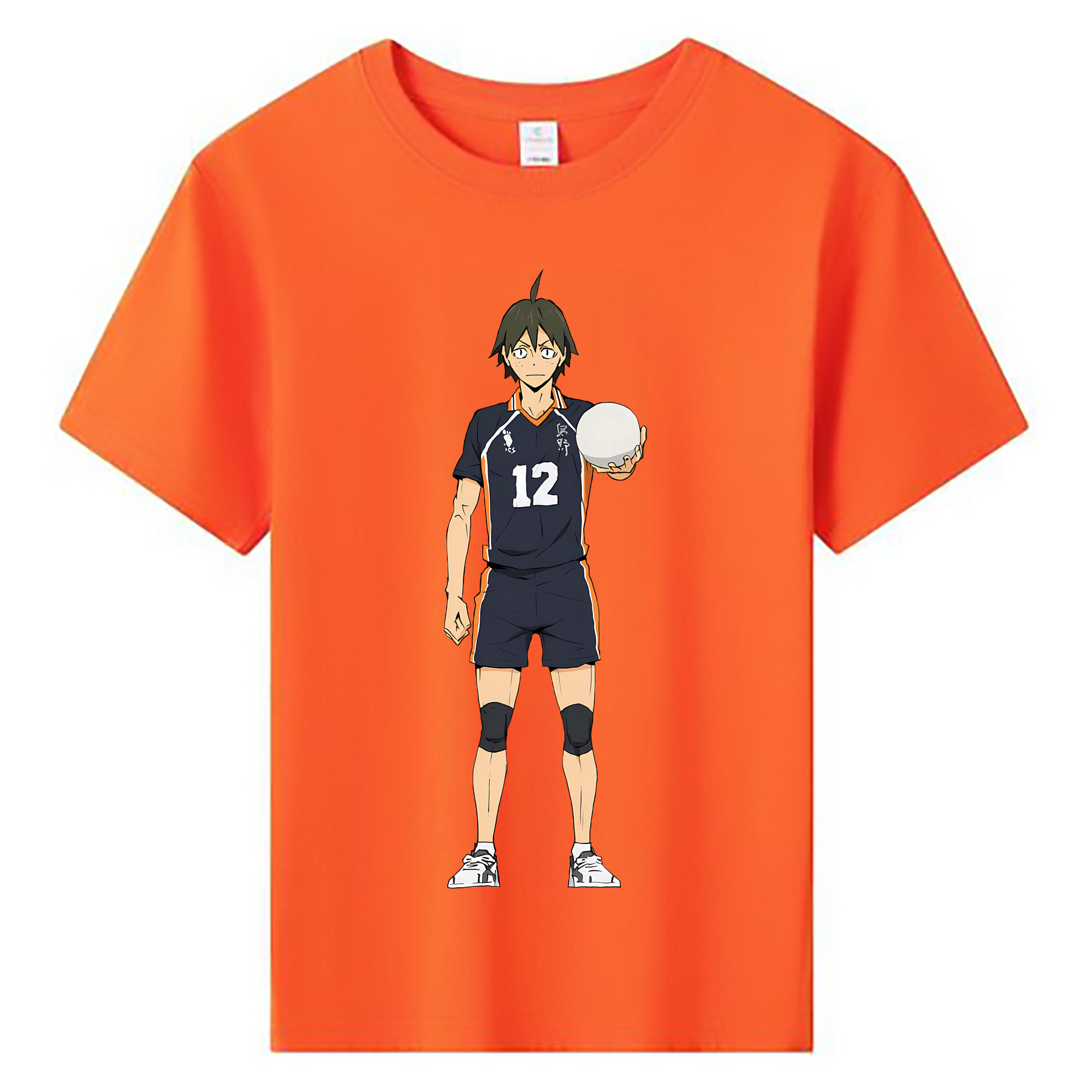 （画像用） ハイキュー!! Haikyu!! 綿100％キッズTシャツ（フロントプリント）