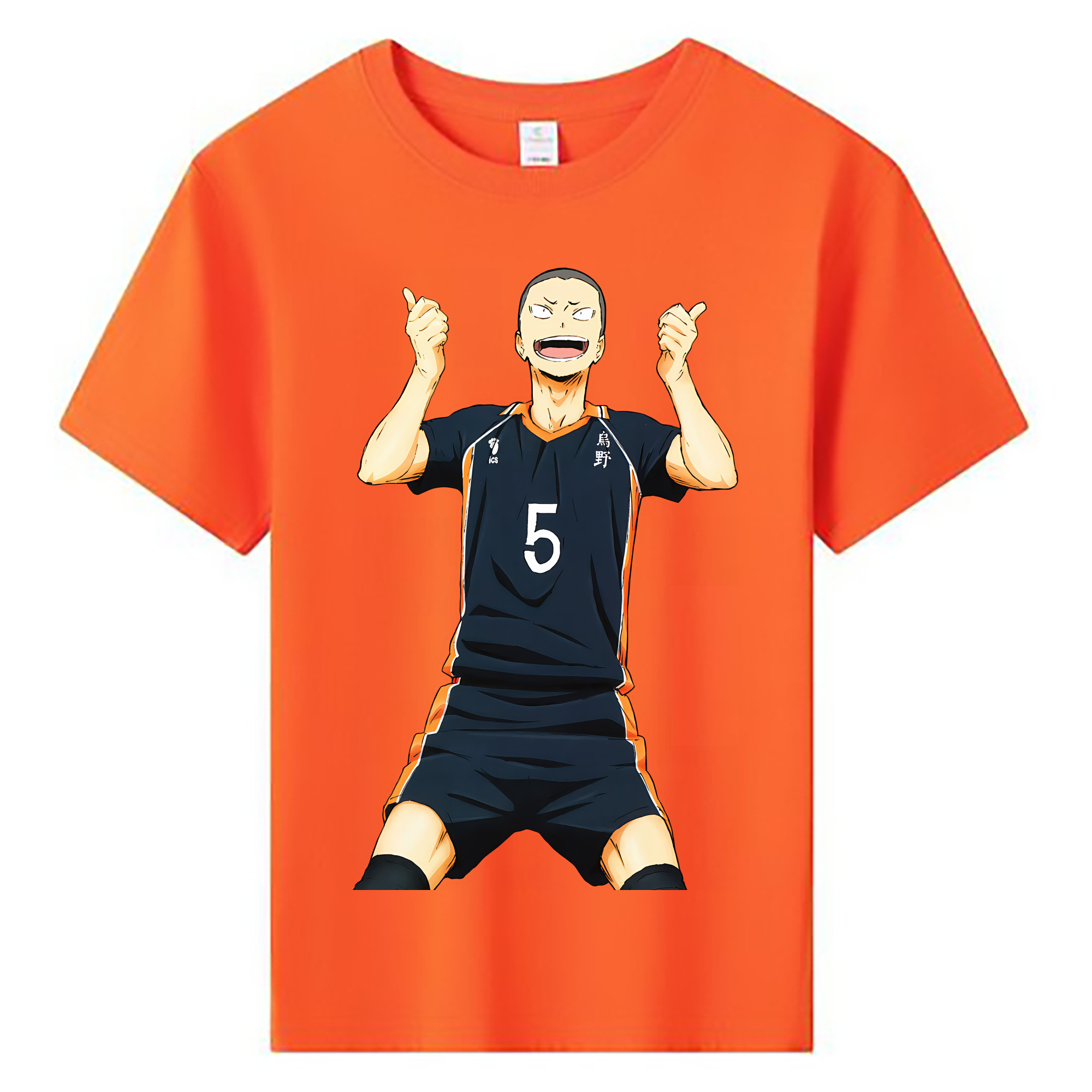 （画像用） ハイキュー!! Haikyu!! 綿100％キッズTシャツ（フロントプリント）