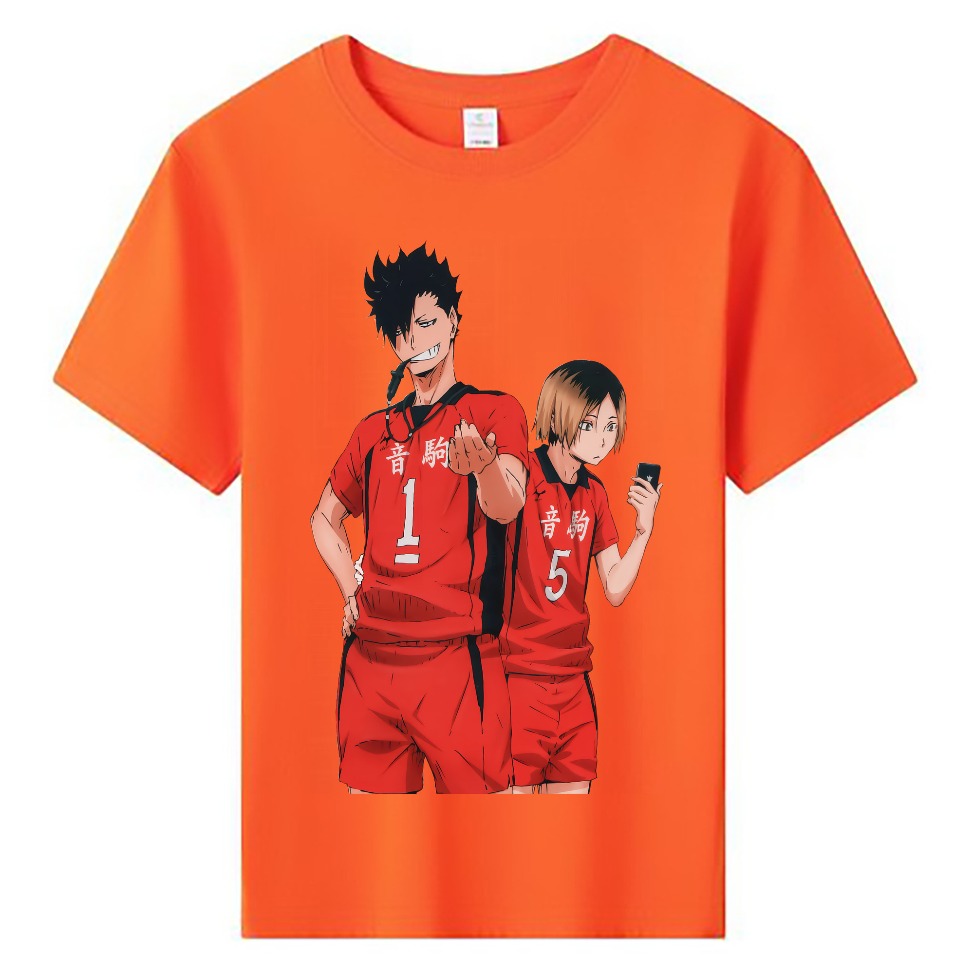 （画像用） ハイキュー!! Haikyu!! 綿100％キッズTシャツ（フロントプリント）