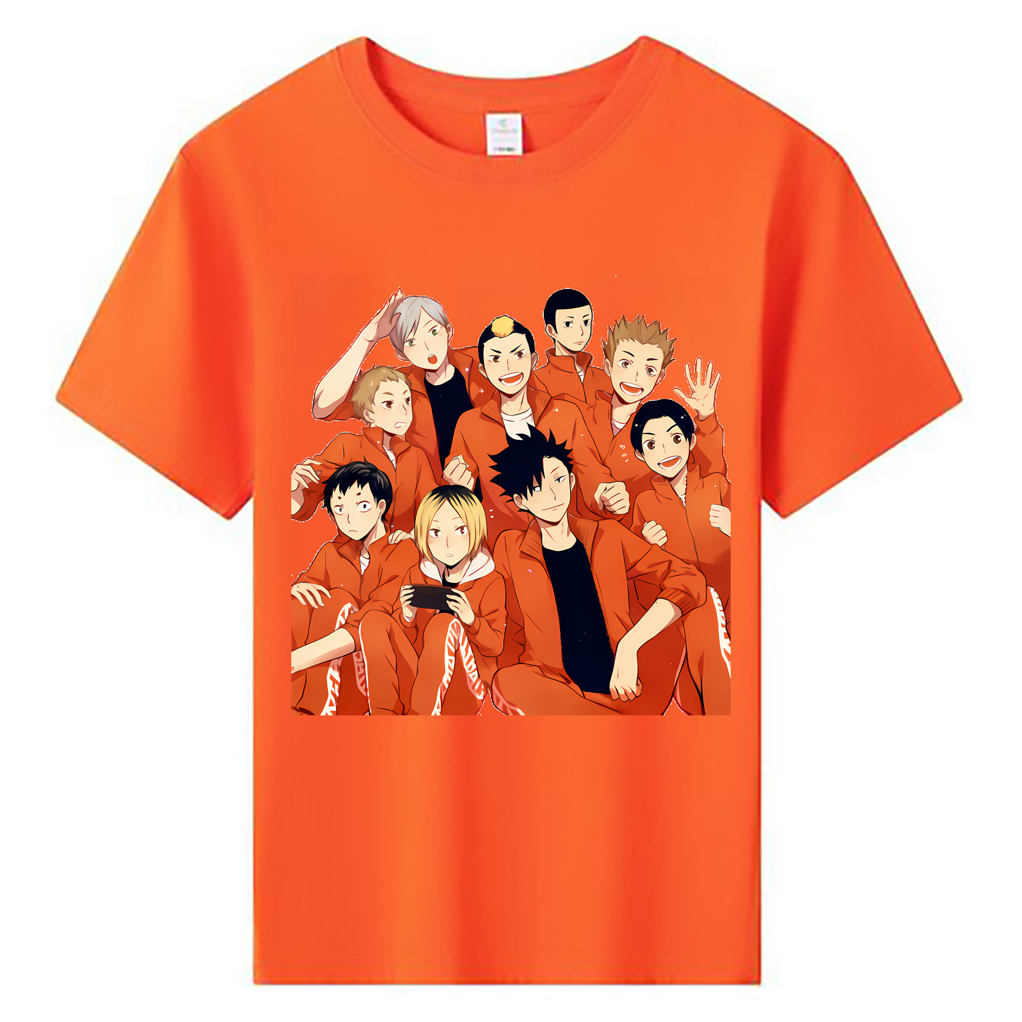 （画像用） ハイキュー!! Haikyu!! 綿100％キッズTシャツ（フロントプリント）