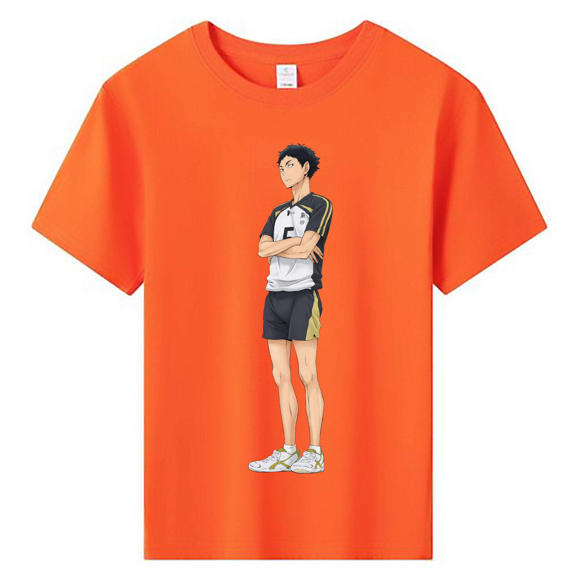 （画像用） ハイキュー!! Haikyu!! 綿100％キッズTシャツ（フロントプリント）