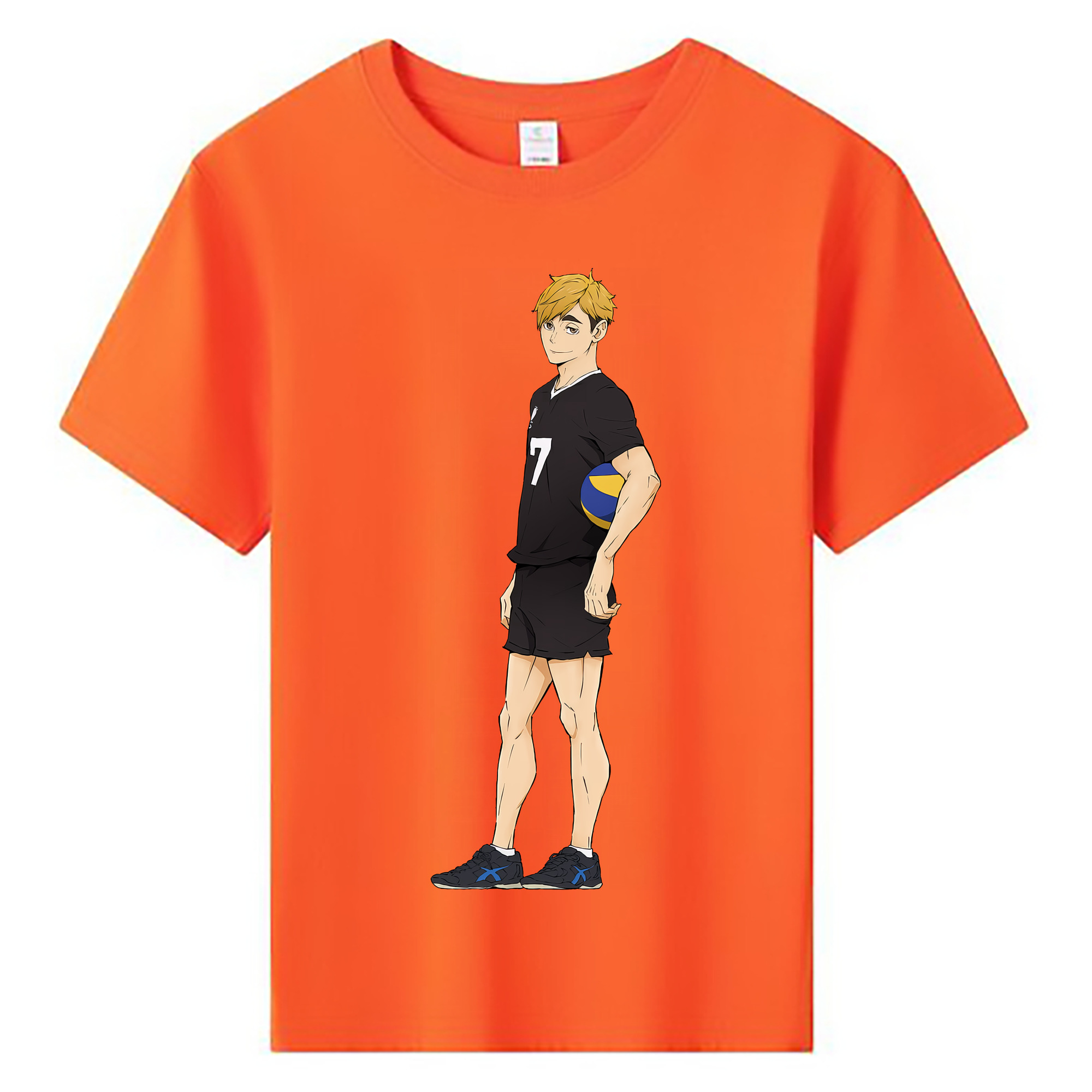 （画像用） ハイキュー!! Haikyu!! 綿100％キッズTシャツ（フロントプリント）