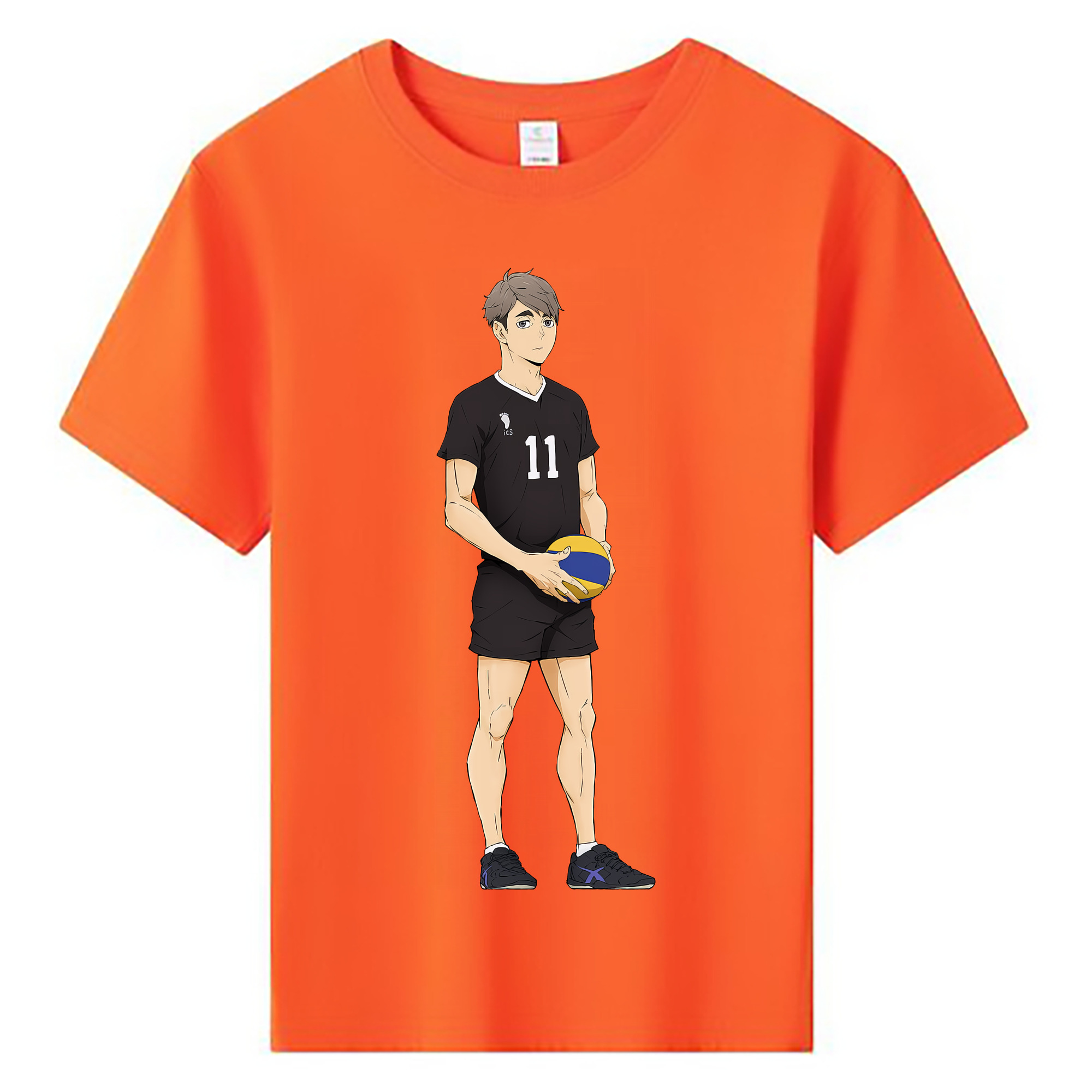 （画像用） ハイキュー!! Haikyu!! 綿100％キッズTシャツ（フロントプリント）