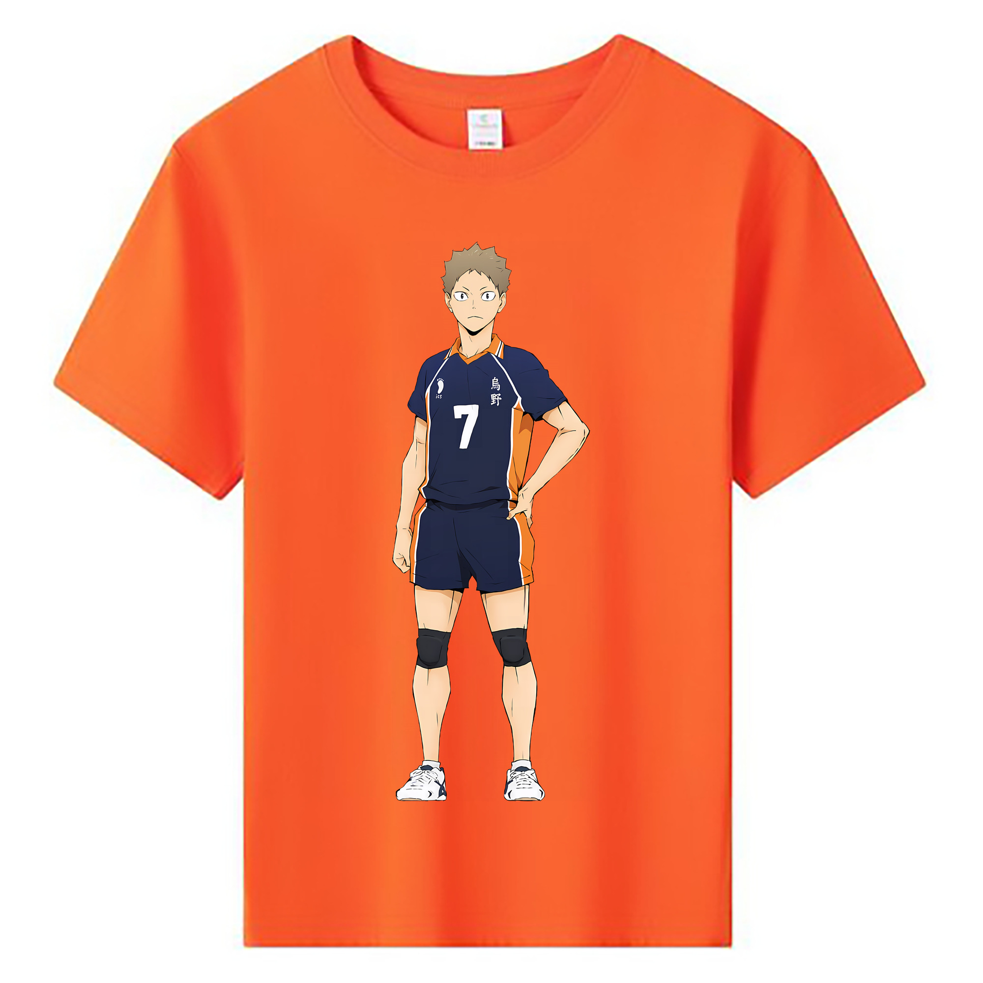 （画像用） ハイキュー!! Haikyu!! 綿100％キッズTシャツ（フロントプリント）