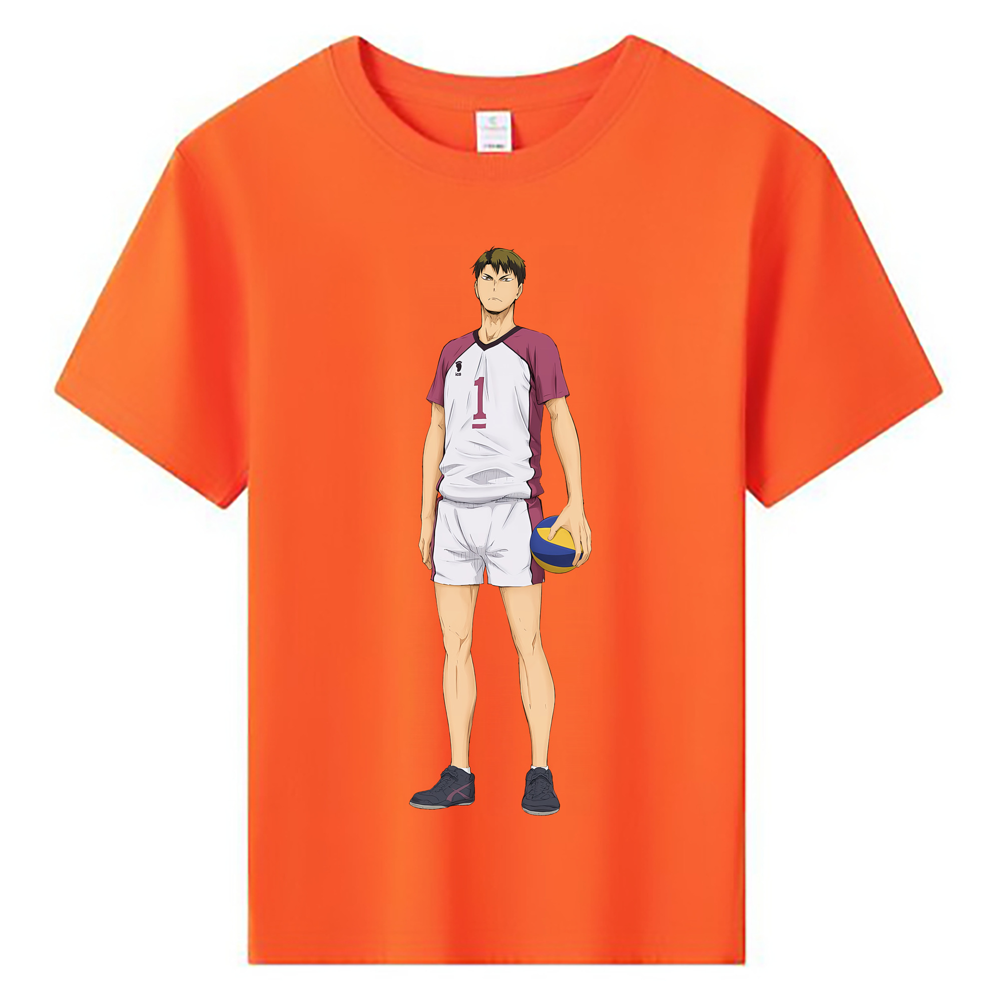 （画像用） ハイキュー!! Haikyu!! 綿100％キッズTシャツ（フロントプリント）