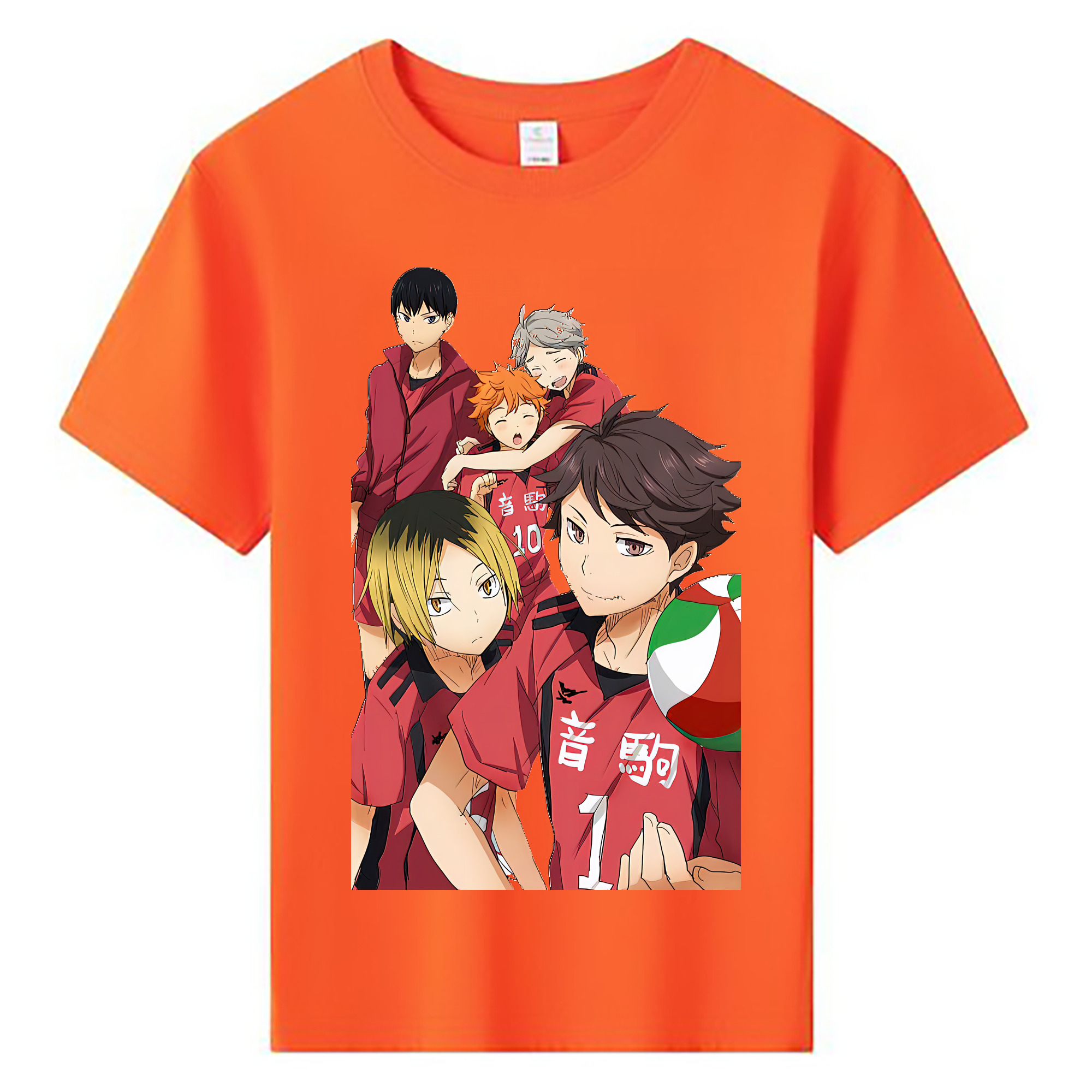 （画像用） ハイキュー!! Haikyu!! 綿100％キッズTシャツ（フロントプリント）