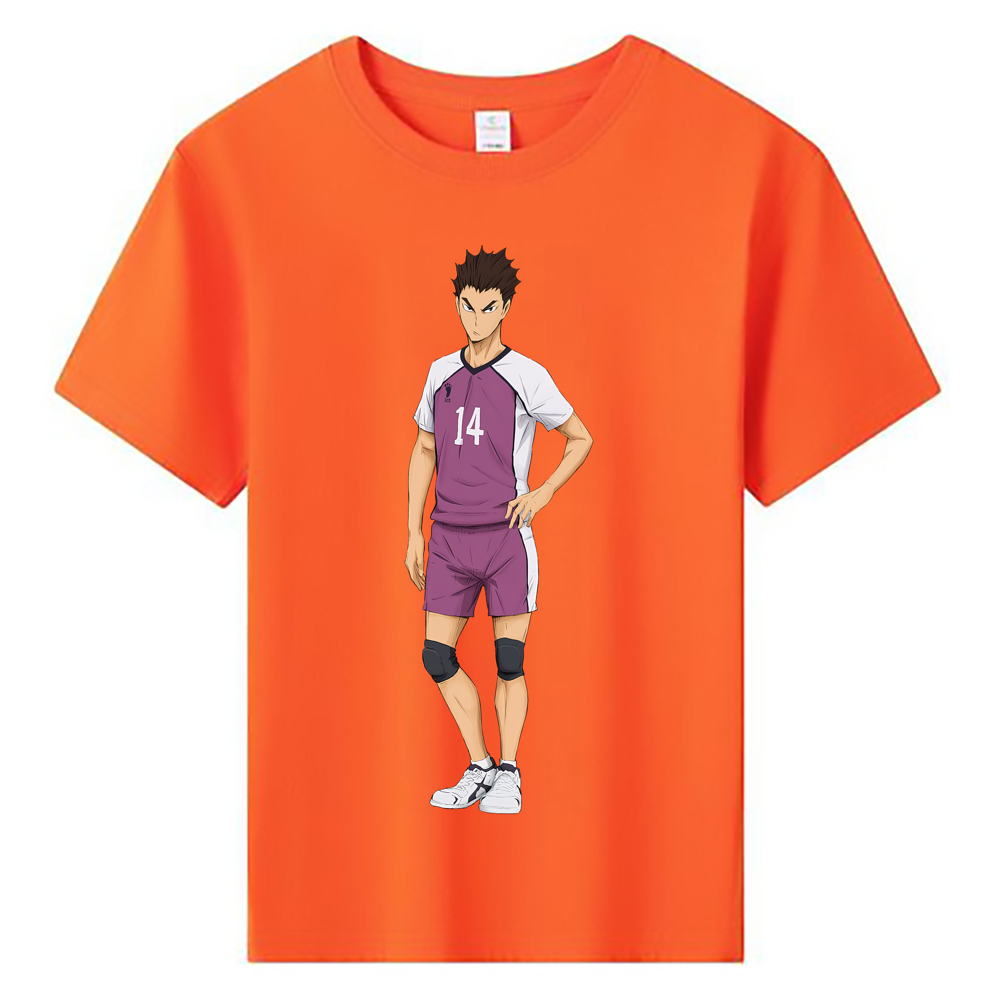 （画像用） ハイキュー!! Haikyu!! 綿100％キッズTシャツ（フロントプリント）