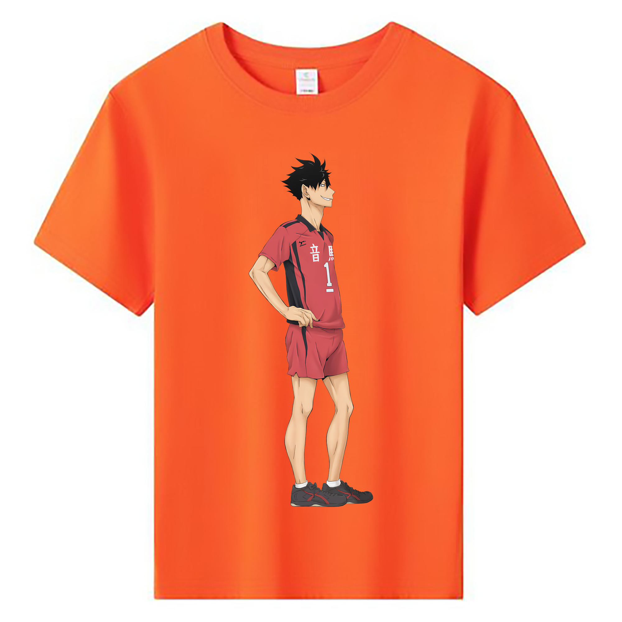 （画像用） ハイキュー!! Haikyu!! 綿100％キッズTシャツ（フロントプリント）