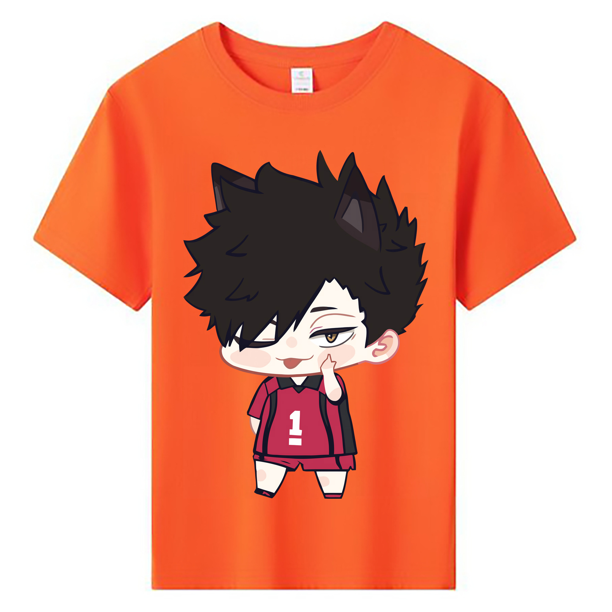 （画像用） ハイキュー!! Haikyu!! 綿100％キッズTシャツ（フロントプリント）