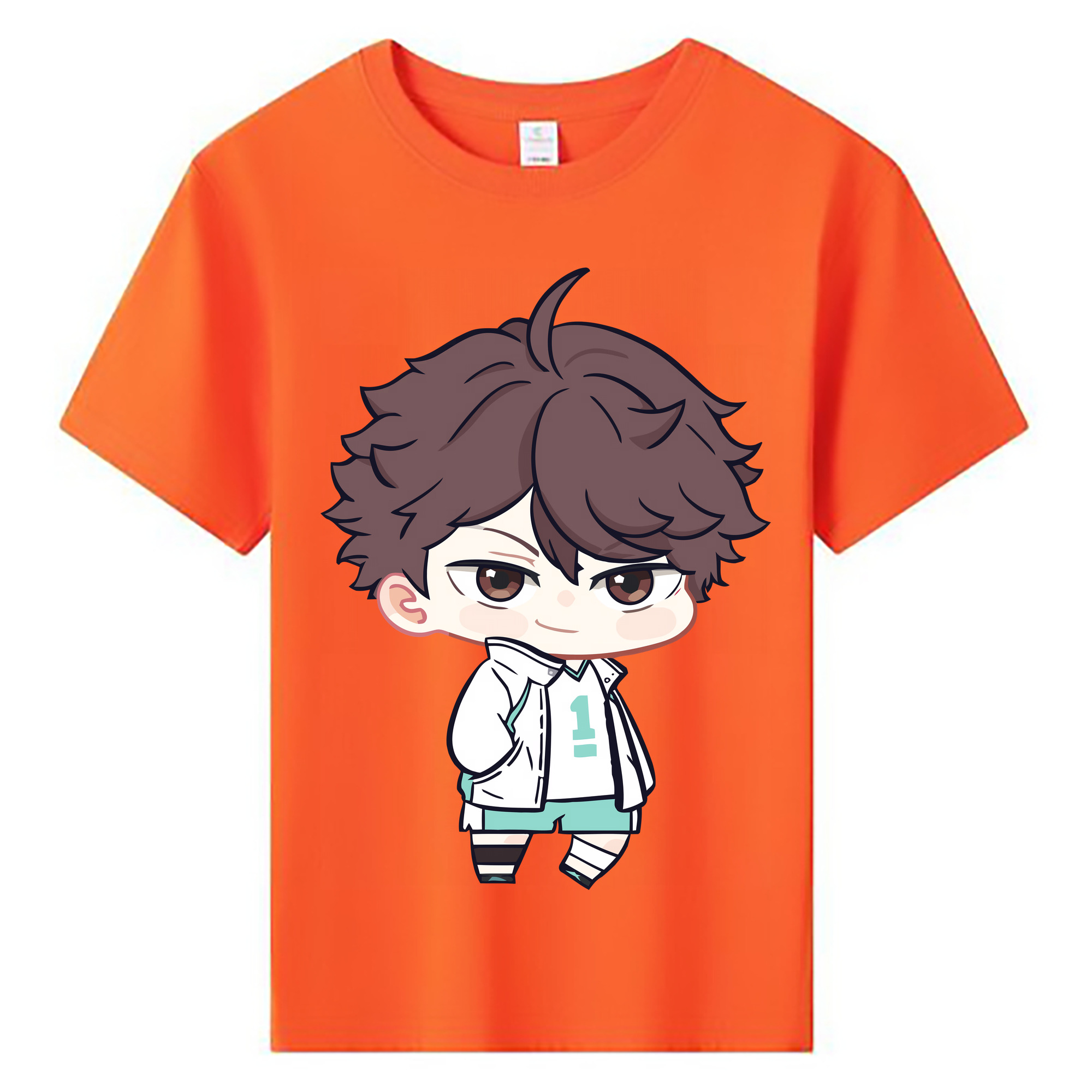 （画像用） ハイキュー!! Haikyu!! 綿100％キッズTシャツ（フロントプリント）