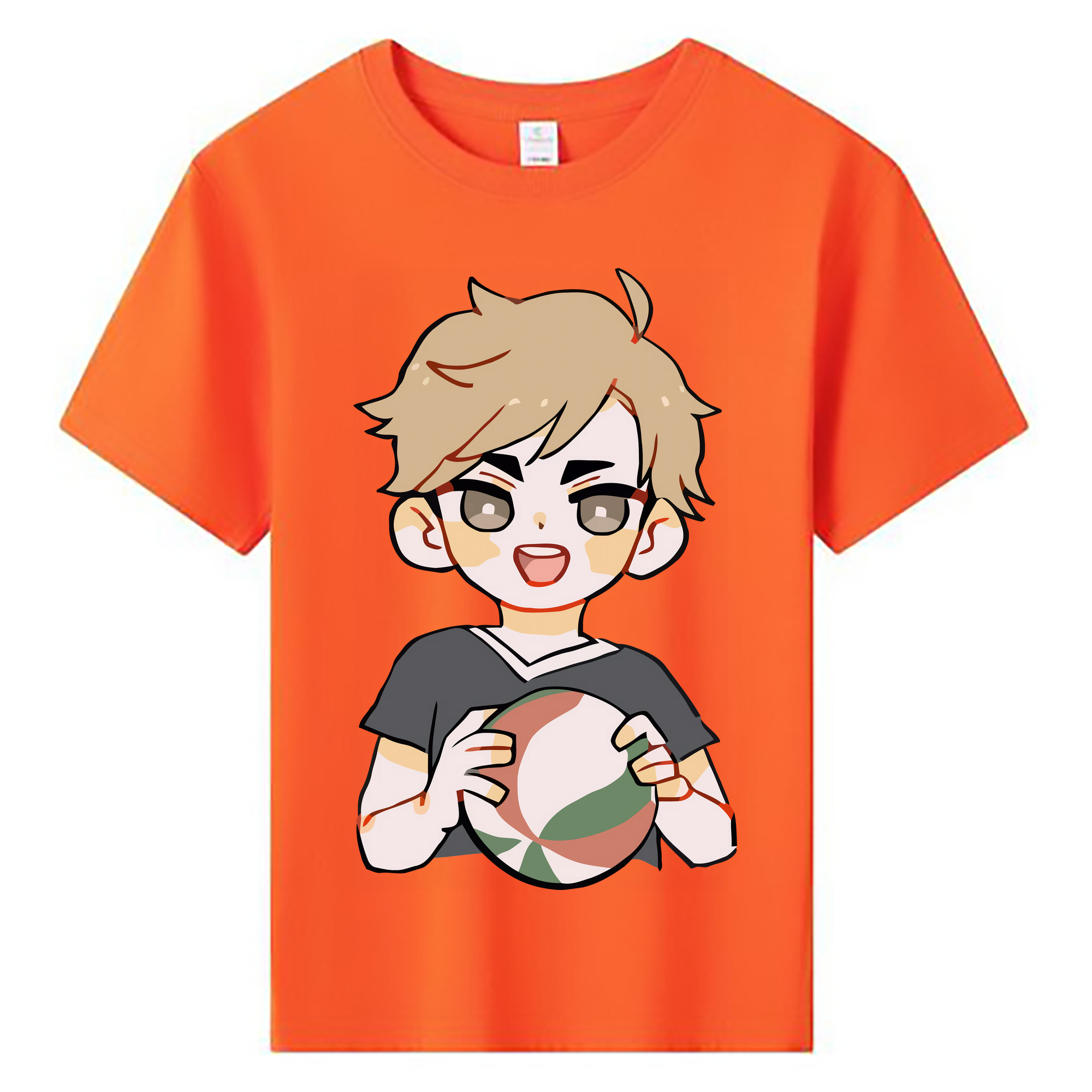 （画像用） ハイキュー!! Haikyu!! 綿100％キッズTシャツ（フロントプリント）