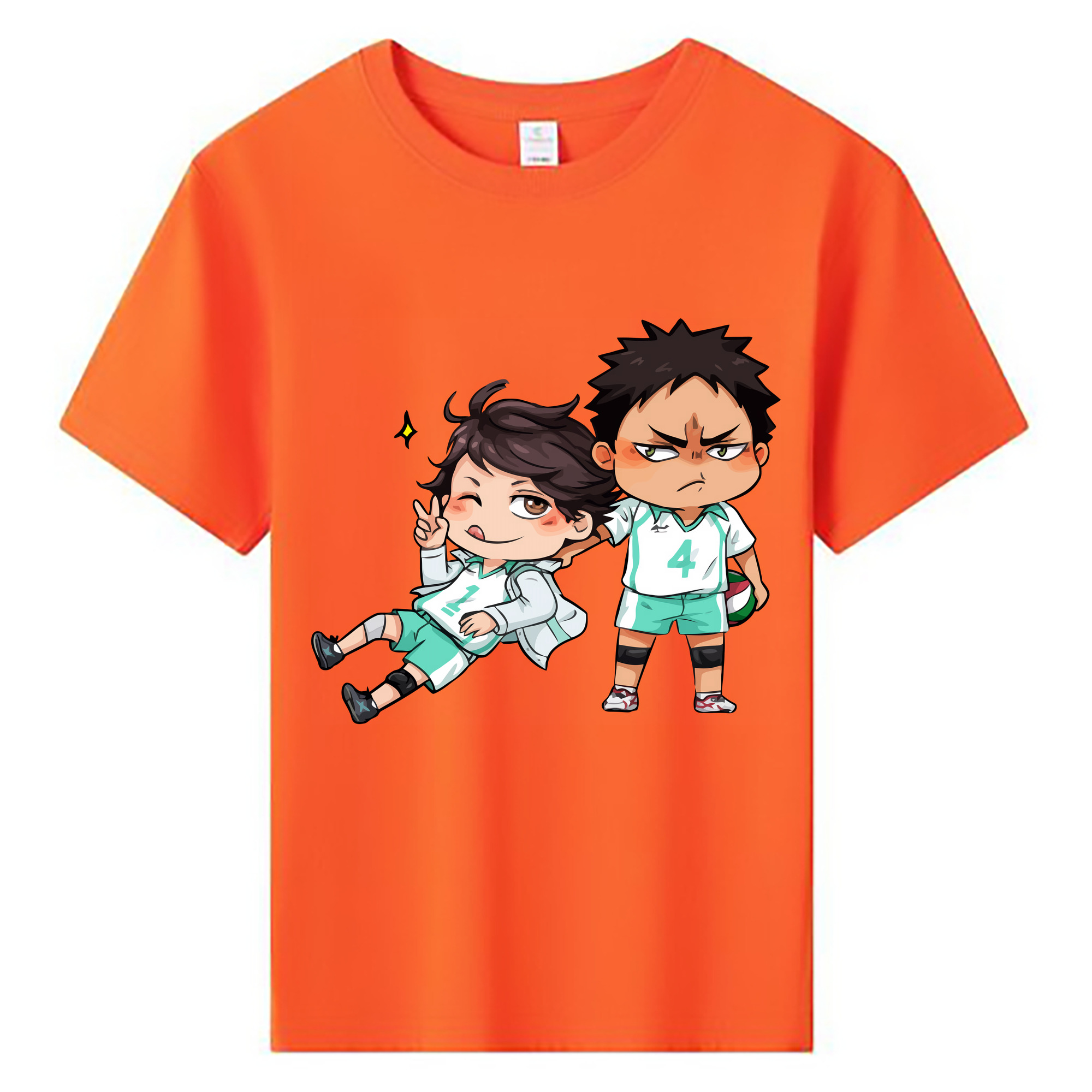 （画像用） ハイキュー!! Haikyu!! 綿100％キッズTシャツ（フロントプリント）