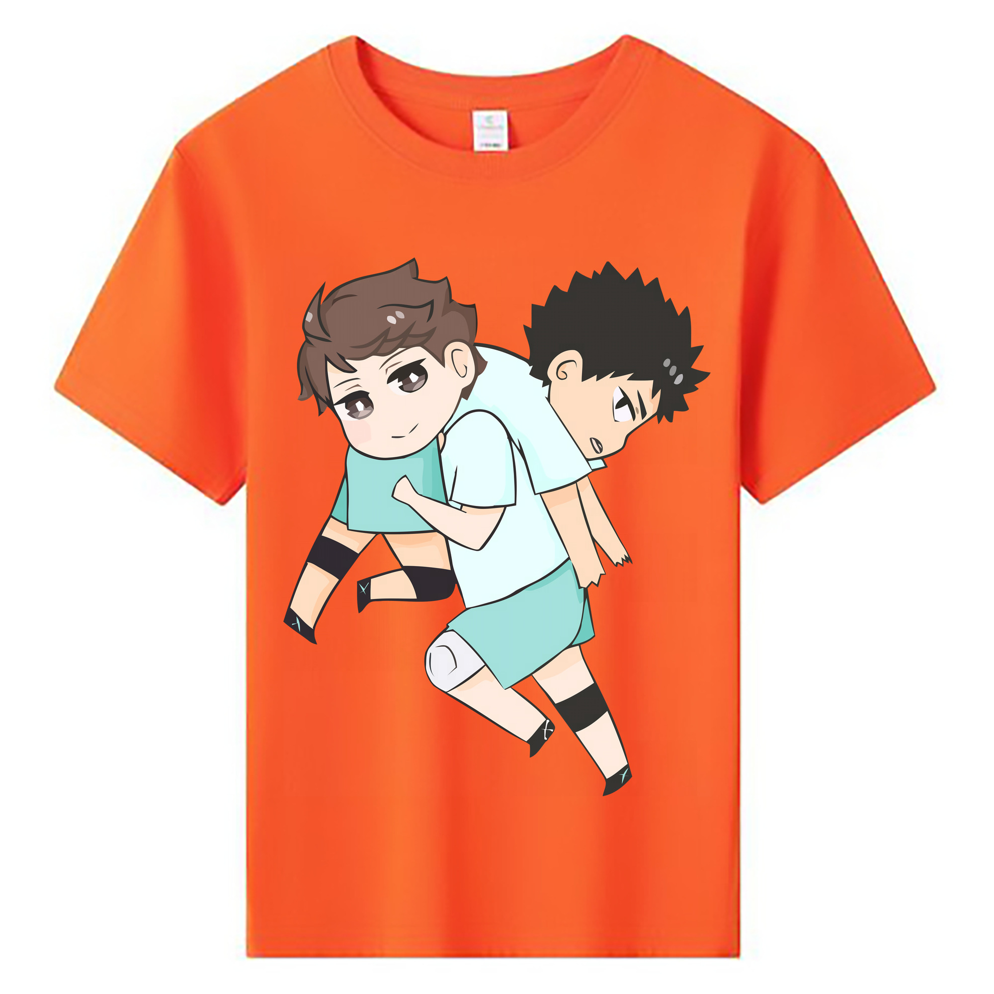 （画像用） ハイキュー!! Haikyu!! 綿100％キッズTシャツ（フロントプリント）