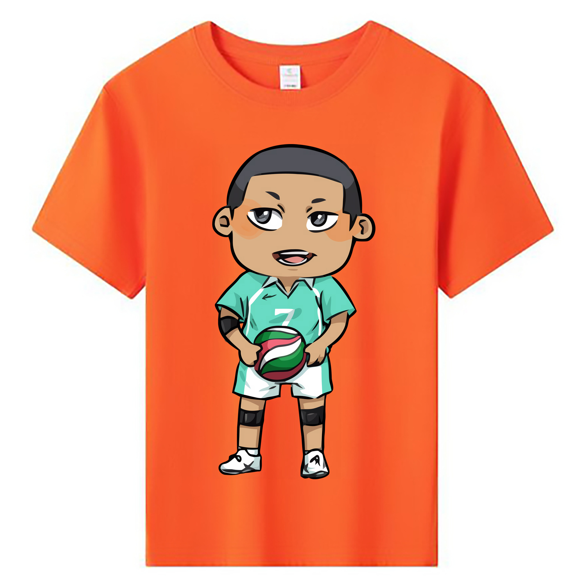（画像用） ハイキュー!! Haikyu!! 綿100％キッズTシャツ（フロントプリント）