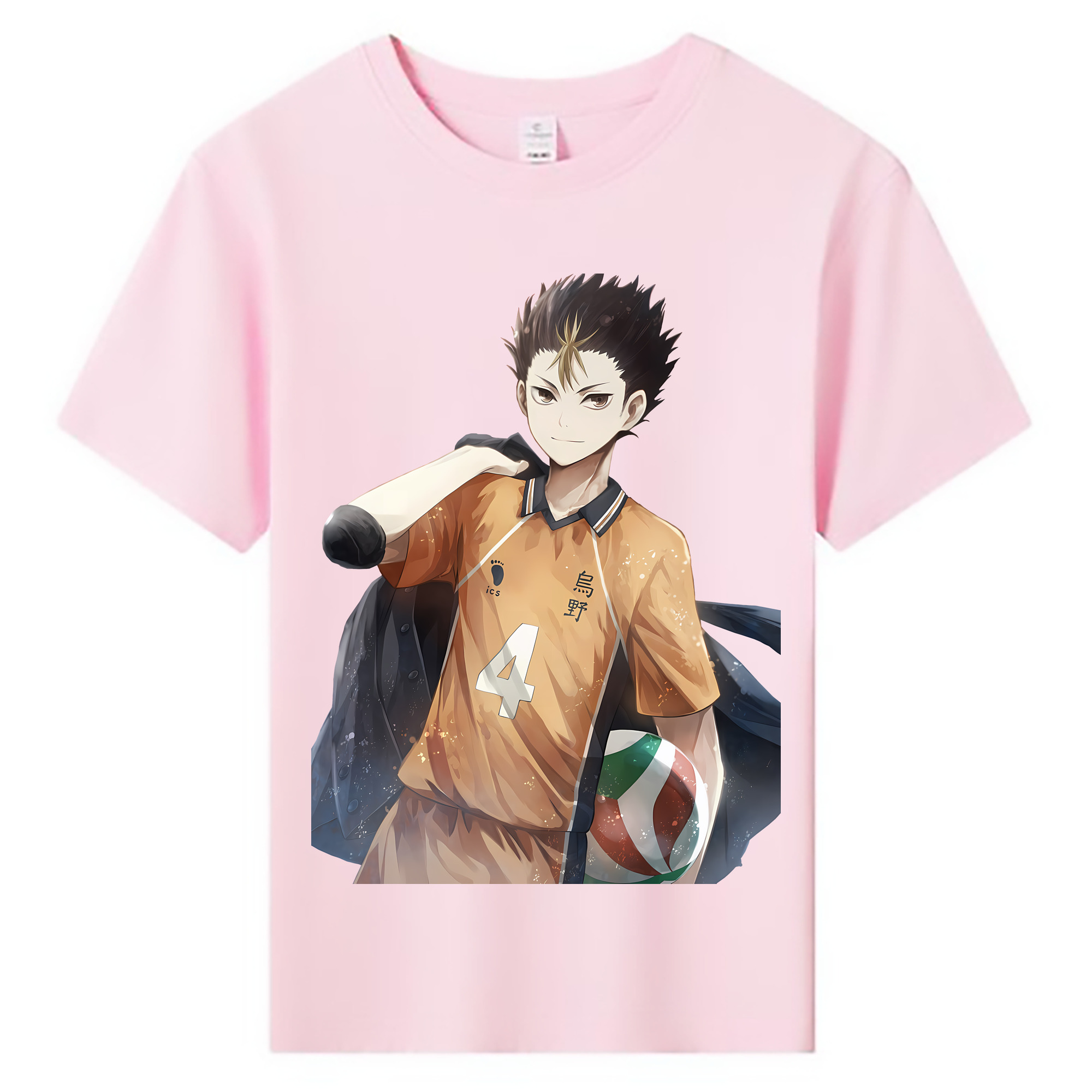 （画像用） ハイキュー!! Haikyu!! 綿100％キッズTシャツ（フロントプリント）