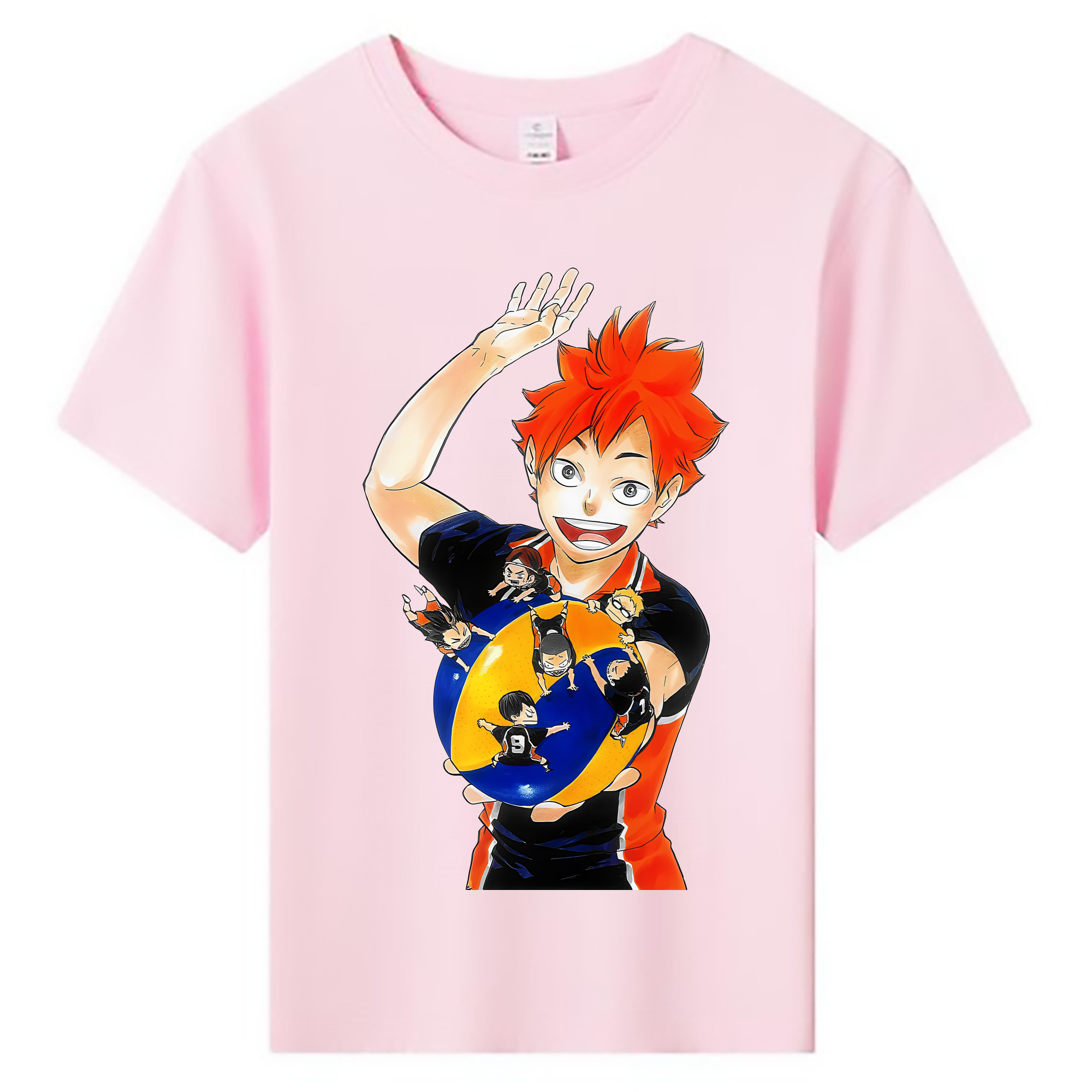 （画像用） ハイキュー!! Haikyu!! 綿100％キッズTシャツ（フロントプリント）