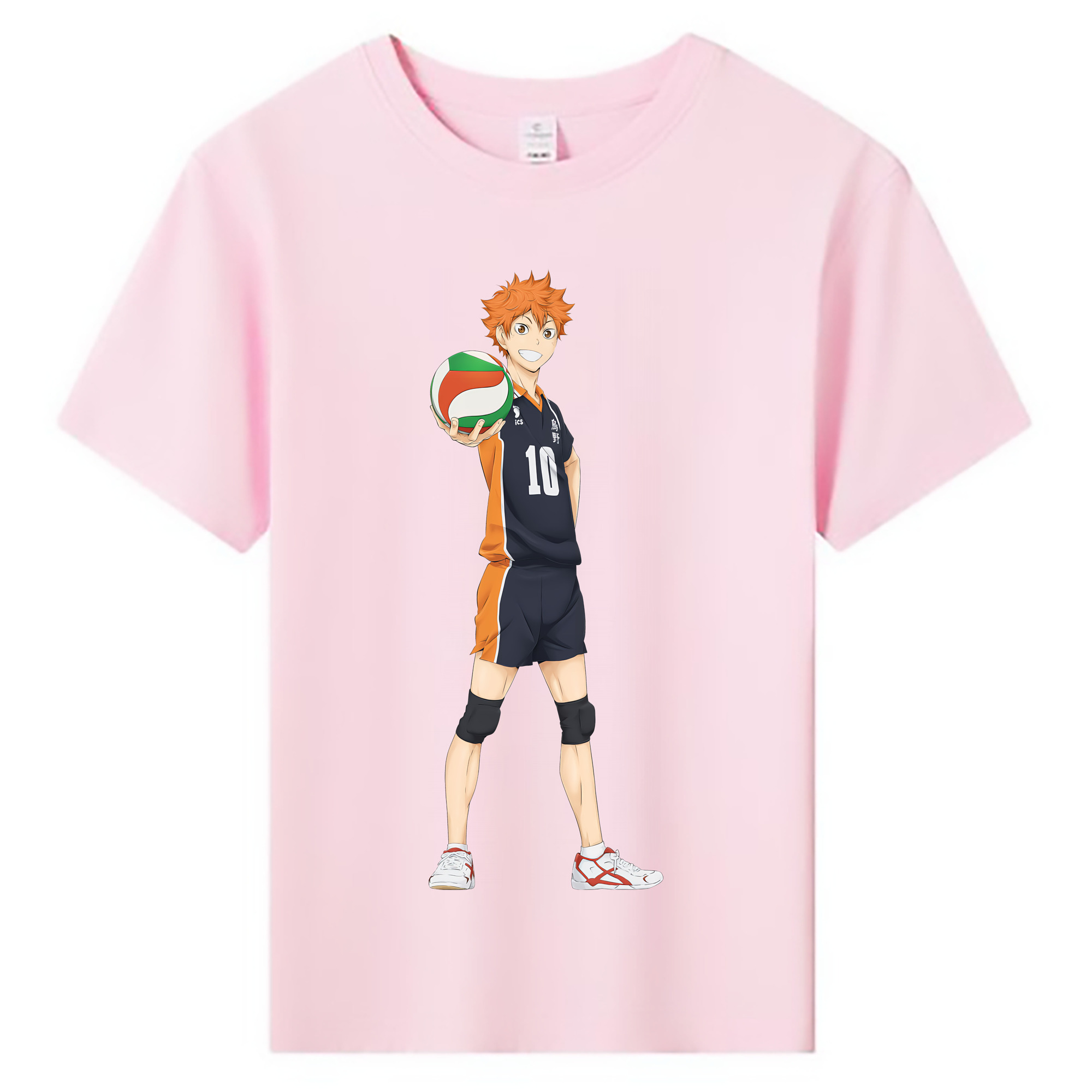 （画像用） ハイキュー!! Haikyu!! 綿100％キッズTシャツ（フロントプリント）