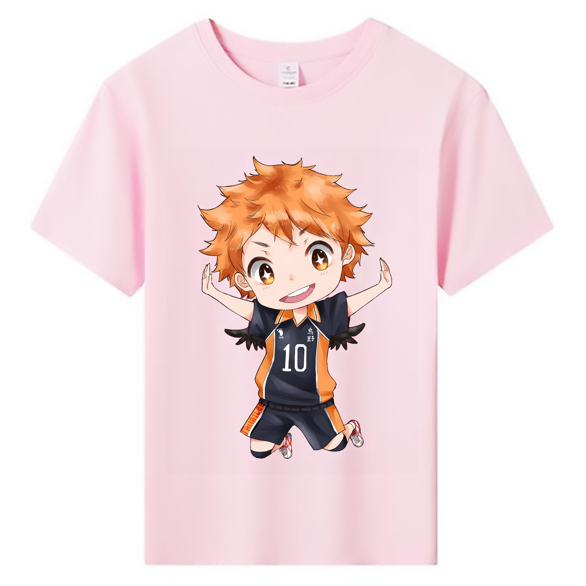 （画像用） ハイキュー!! Haikyu!! 綿100％キッズTシャツ（フロントプリント）