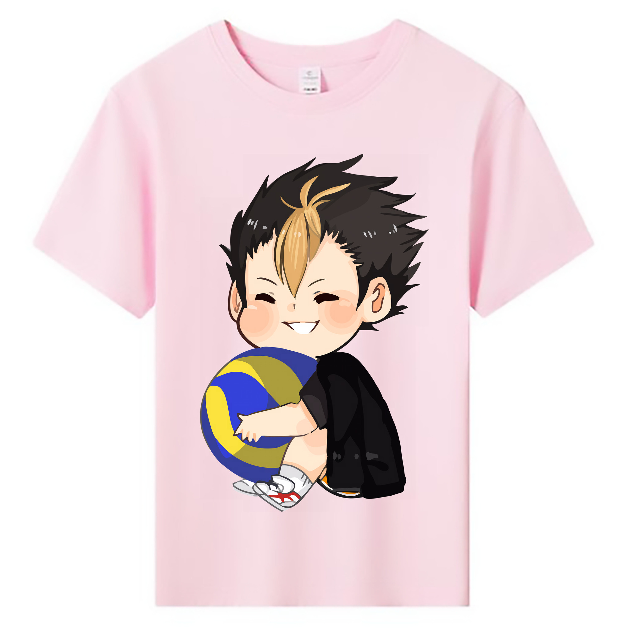 （画像用） ハイキュー!! Haikyu!! 綿100％キッズTシャツ（フロントプリント）