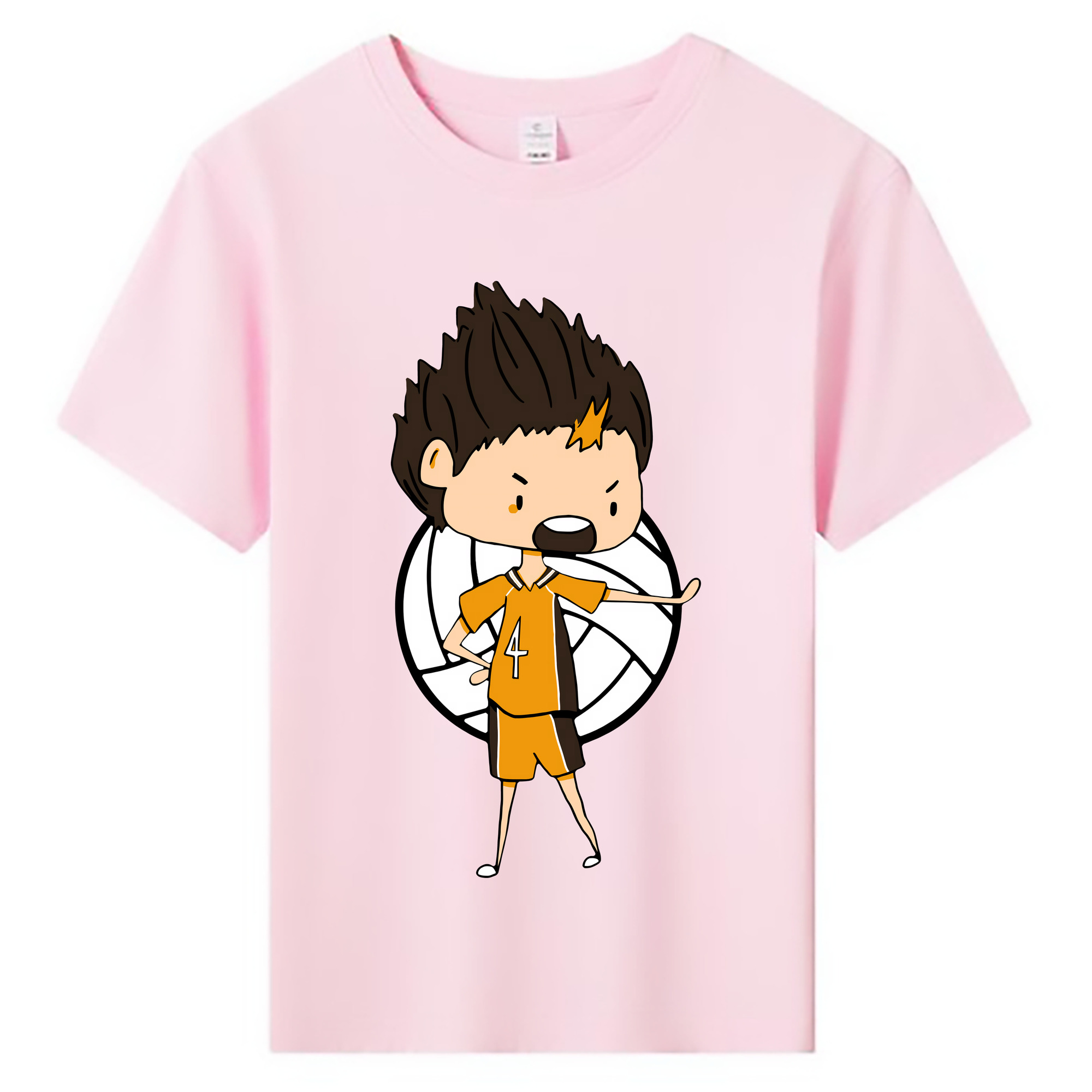 （画像用） ハイキュー!! Haikyu!! 綿100％キッズTシャツ（フロントプリント）