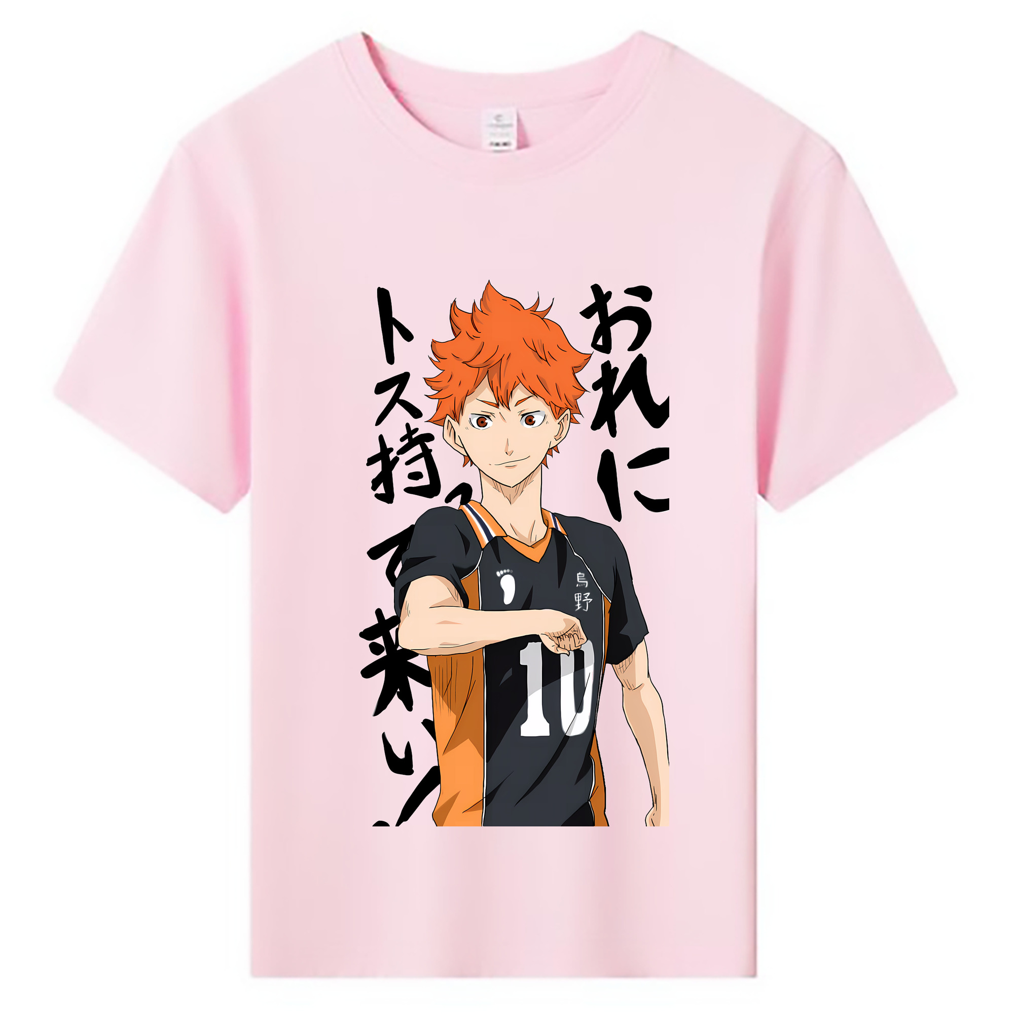 （画像用） ハイキュー!! Haikyu!! 綿100％キッズTシャツ（フロントプリント）