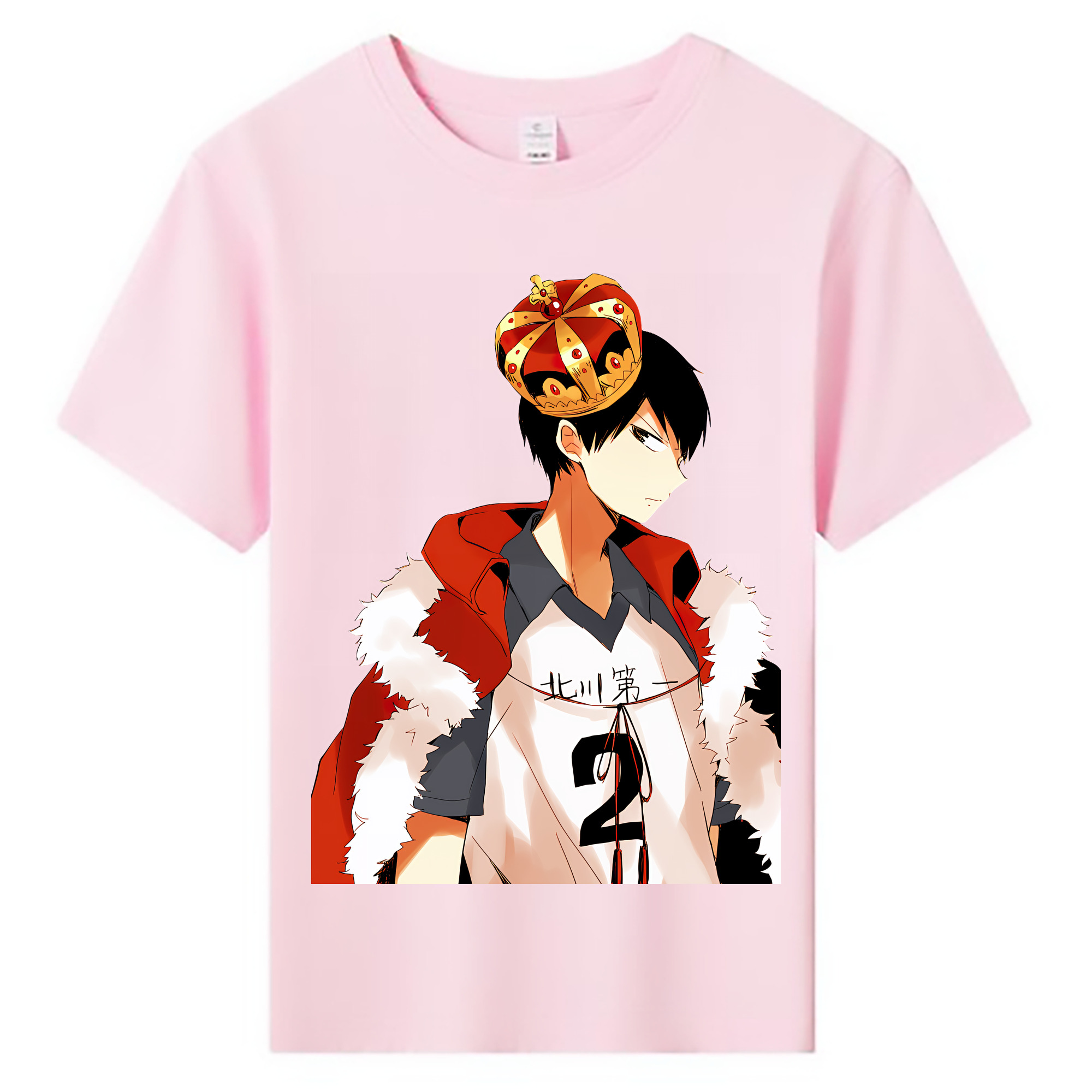 （画像用） ハイキュー!! Haikyu!! 綿100％キッズTシャツ（フロントプリント）